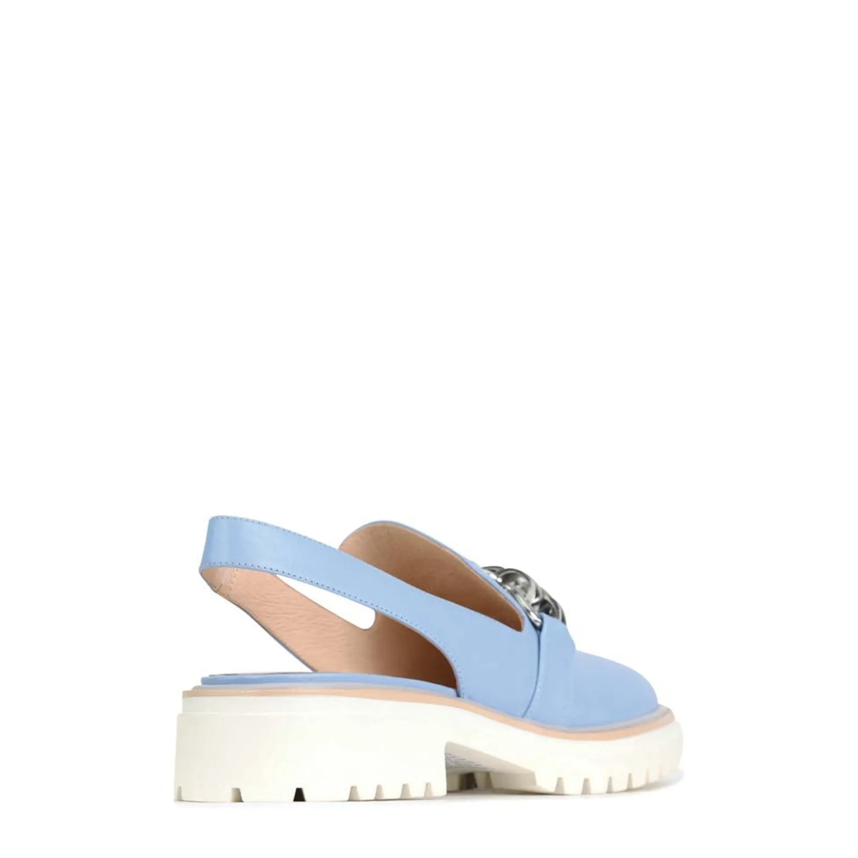 EOS Footwear Loafer Heels>ANI SLING-BACK LOAFER LEATHER