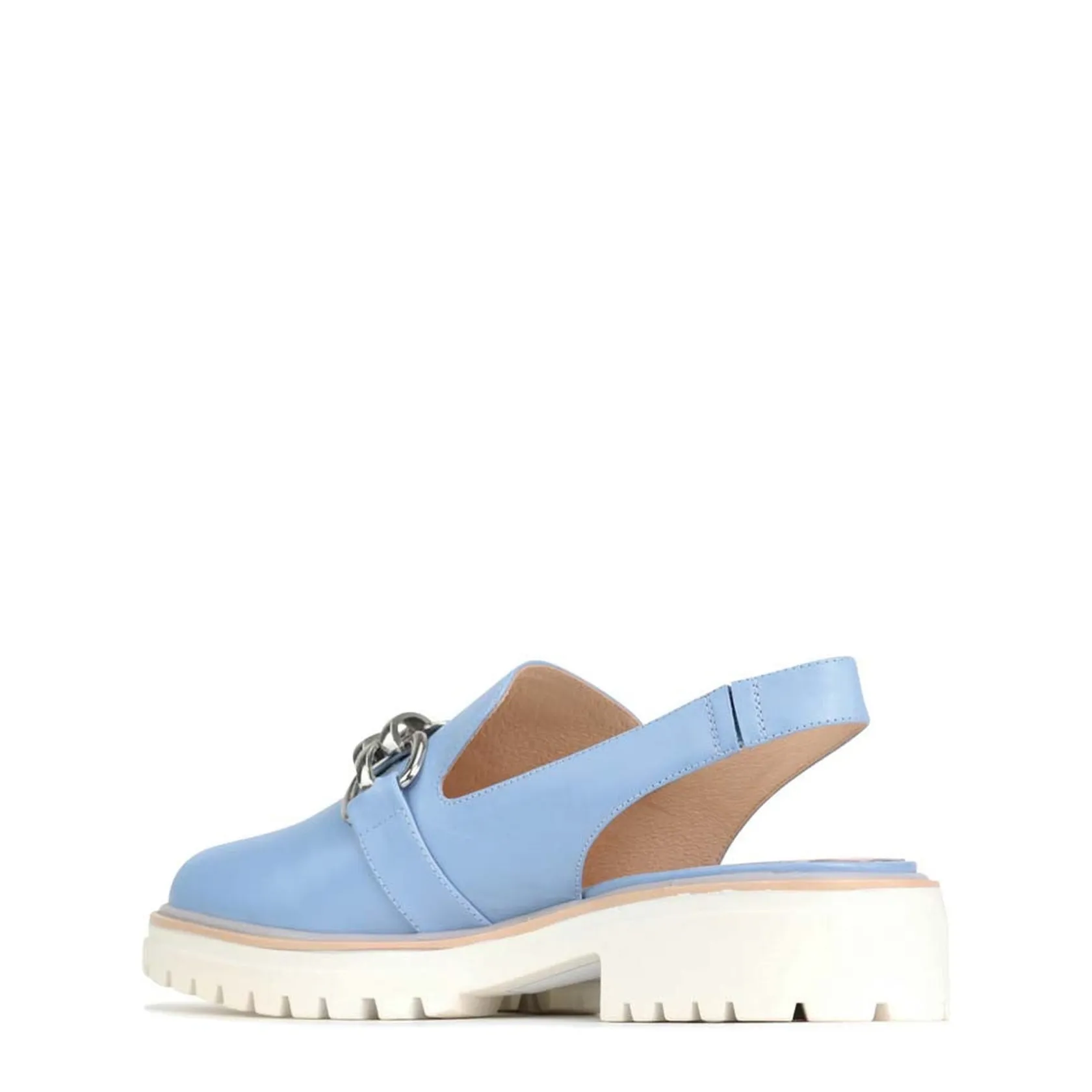 EOS Footwear Loafer Heels>ANI SLING-BACK LOAFER LEATHER