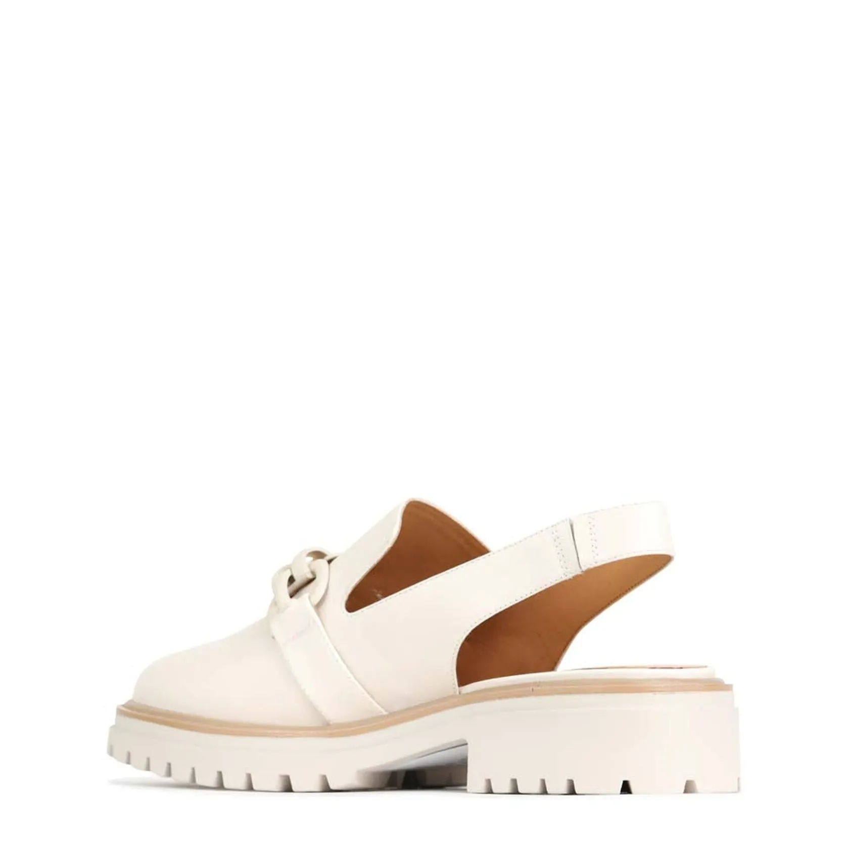 EOS Footwear Loafer Heels>ANI SLING-BACK LOAFER LEATHER