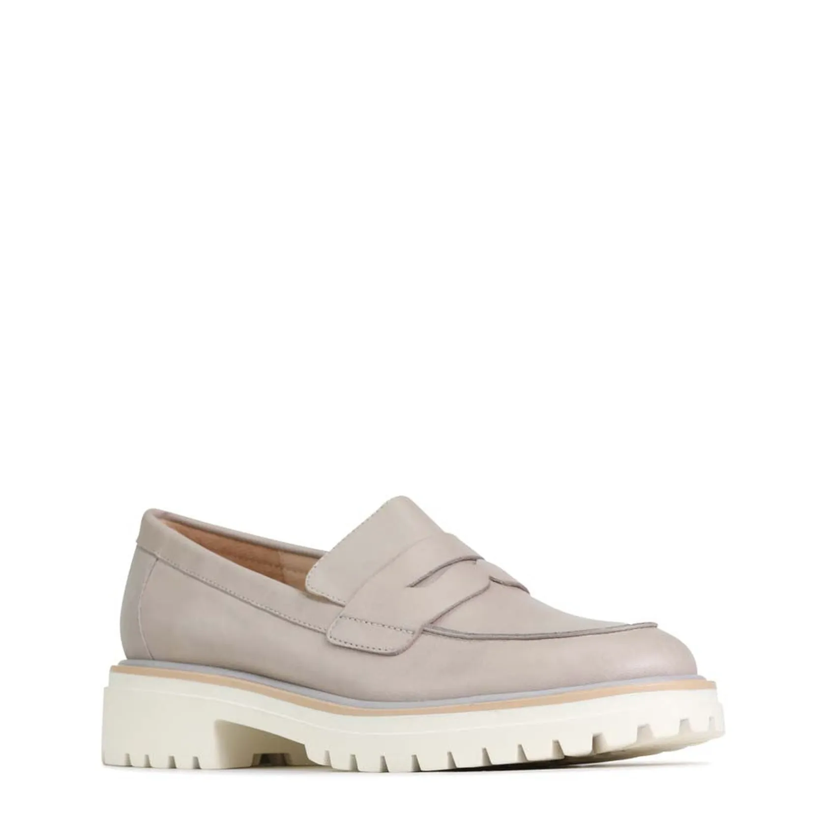 EOS Footwear Loafer Heels>ANITA HEEL LOAFERS LEATHER
