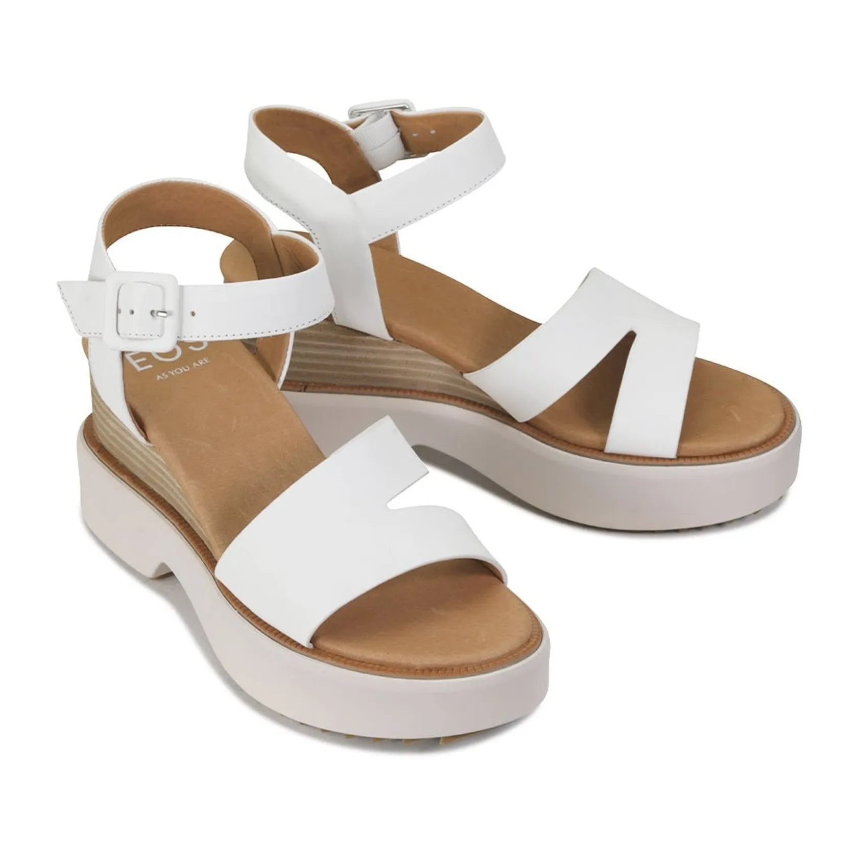 EOS Footwear Wedges & Espadrilles>BROOKE LEATHER WEDGE SANDAL