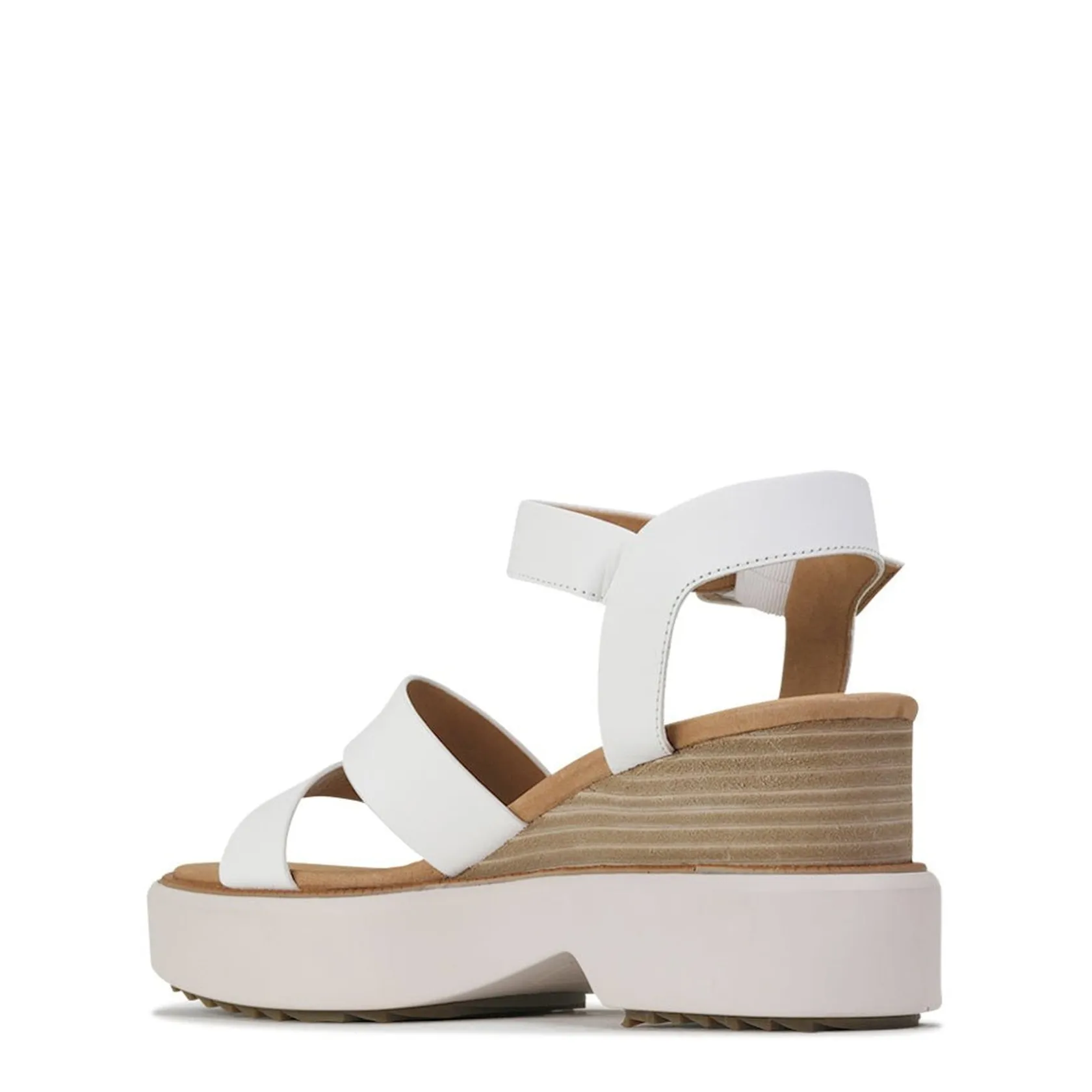 EOS Footwear Wedges & Espadrilles>BROOKE LEATHER WEDGE SANDAL