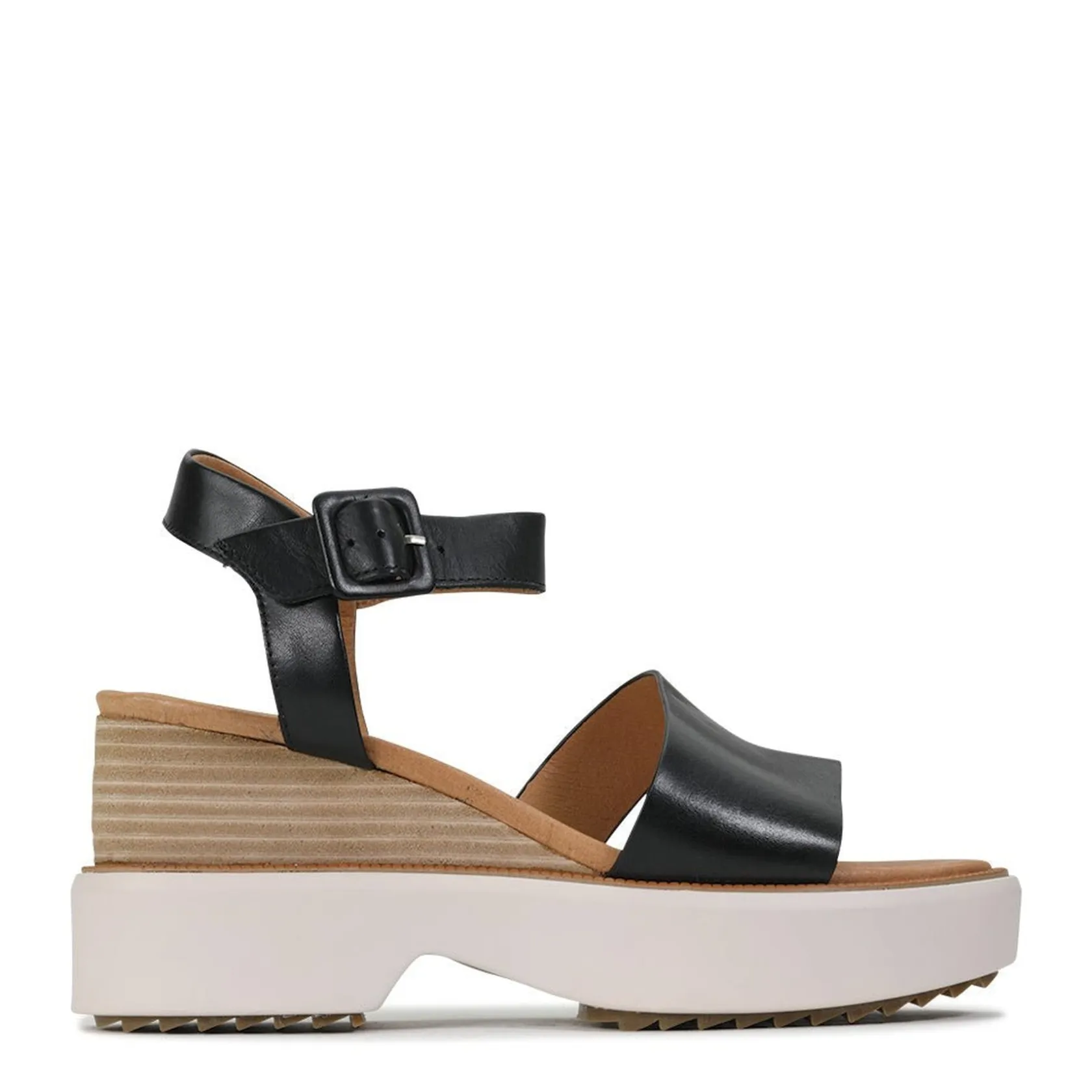 EOS Footwear Wedges & Espadrilles>BROOKE LEATHER WEDGE SANDAL