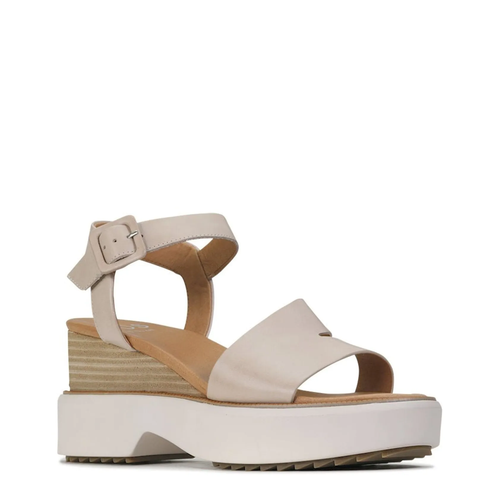 EOS Footwear Wedges & Espadrilles>BROOKE LEATHER WEDGE SANDAL