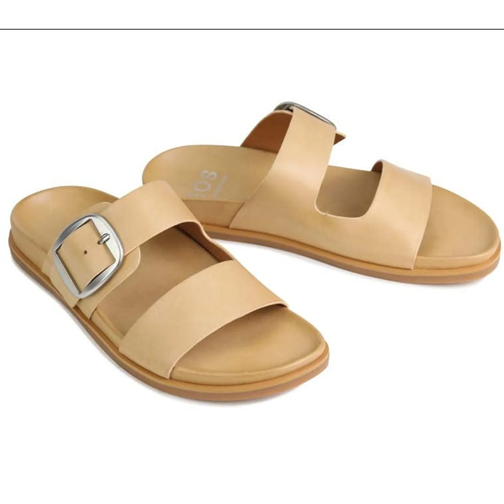 EOS Footwear Ballet Flats & Loafer|Slides>CARAFE FUSSBETT SLIDE LEATHER