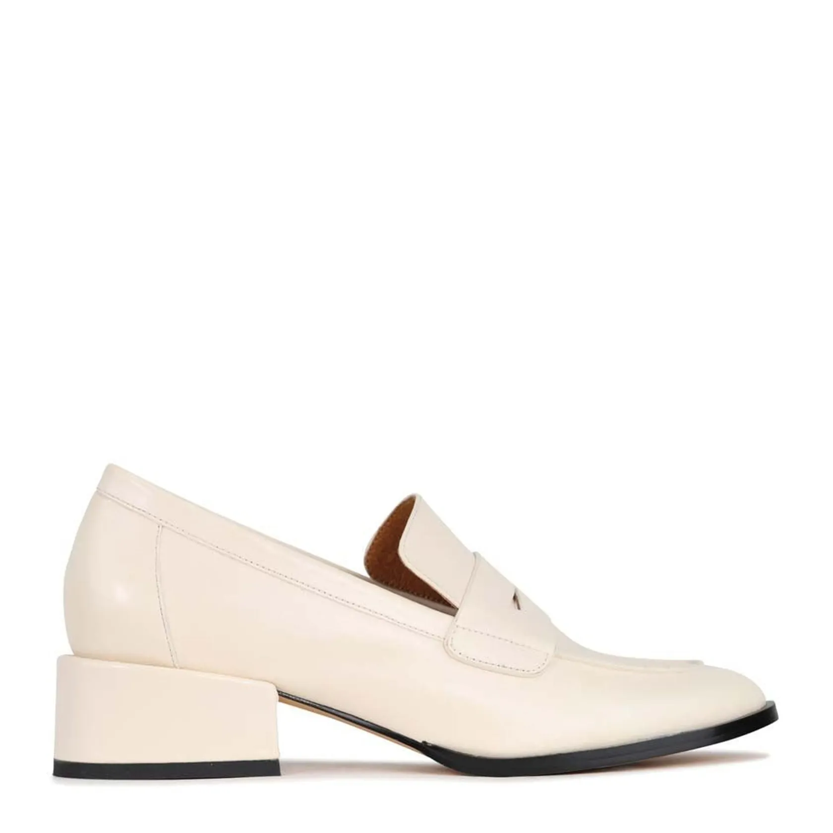 EOS Footwear Loafer Heels>CASS LOW HEELED LOAFERS