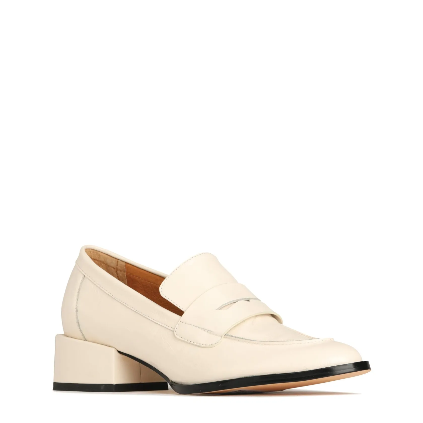 EOS Footwear Loafer Heels>CASS LOW HEELED LOAFERS