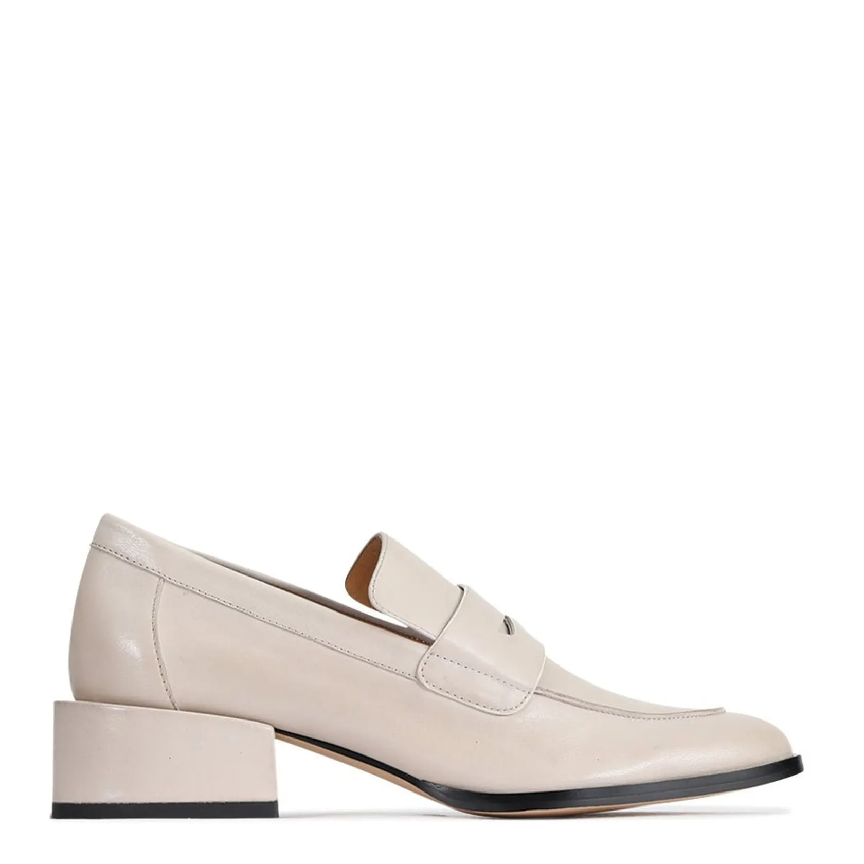 EOS Footwear Loafer Heels>CASS LOW HEELED LOAFERS