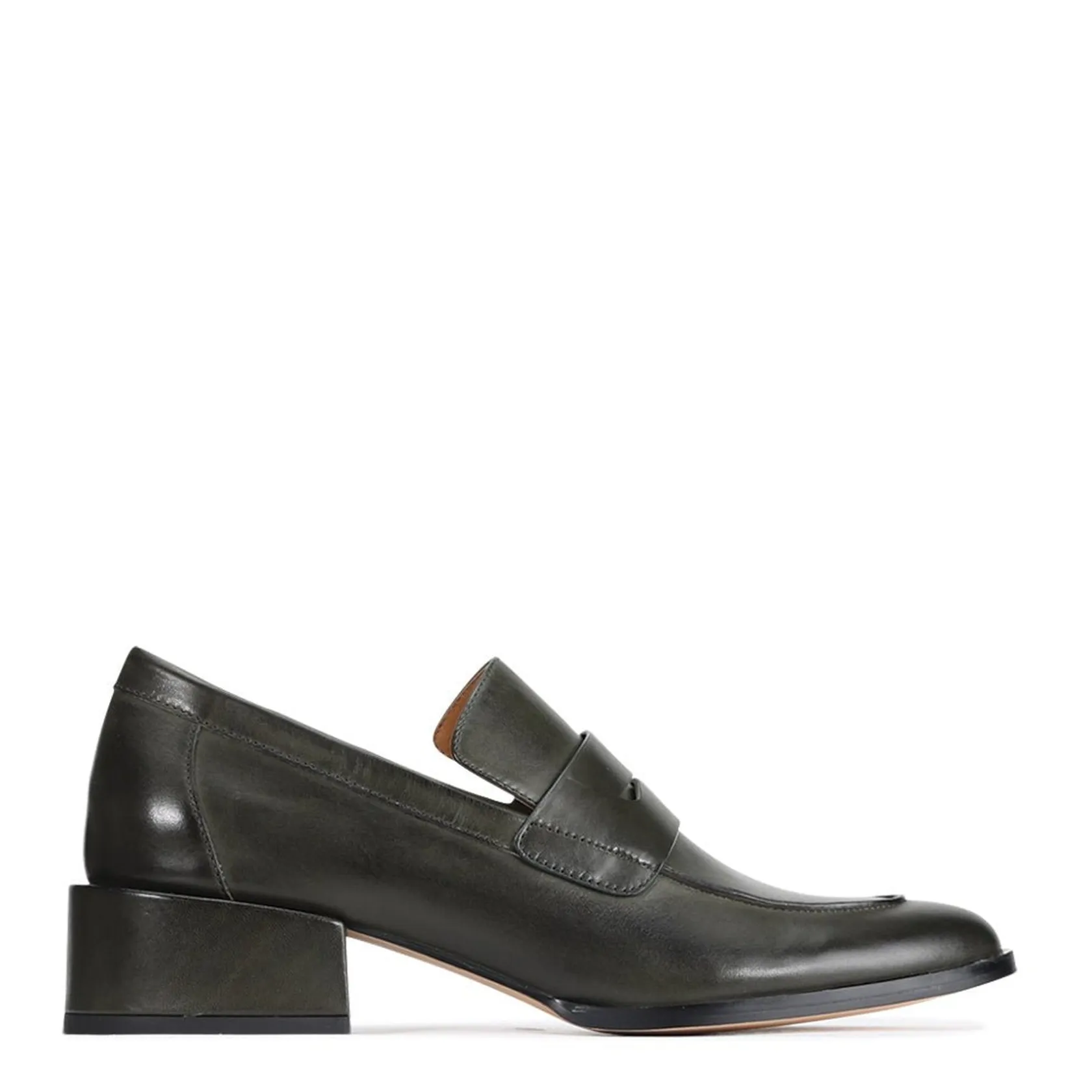 EOS Footwear Loafer Heels>CASS LOW HEELED LOAFERS