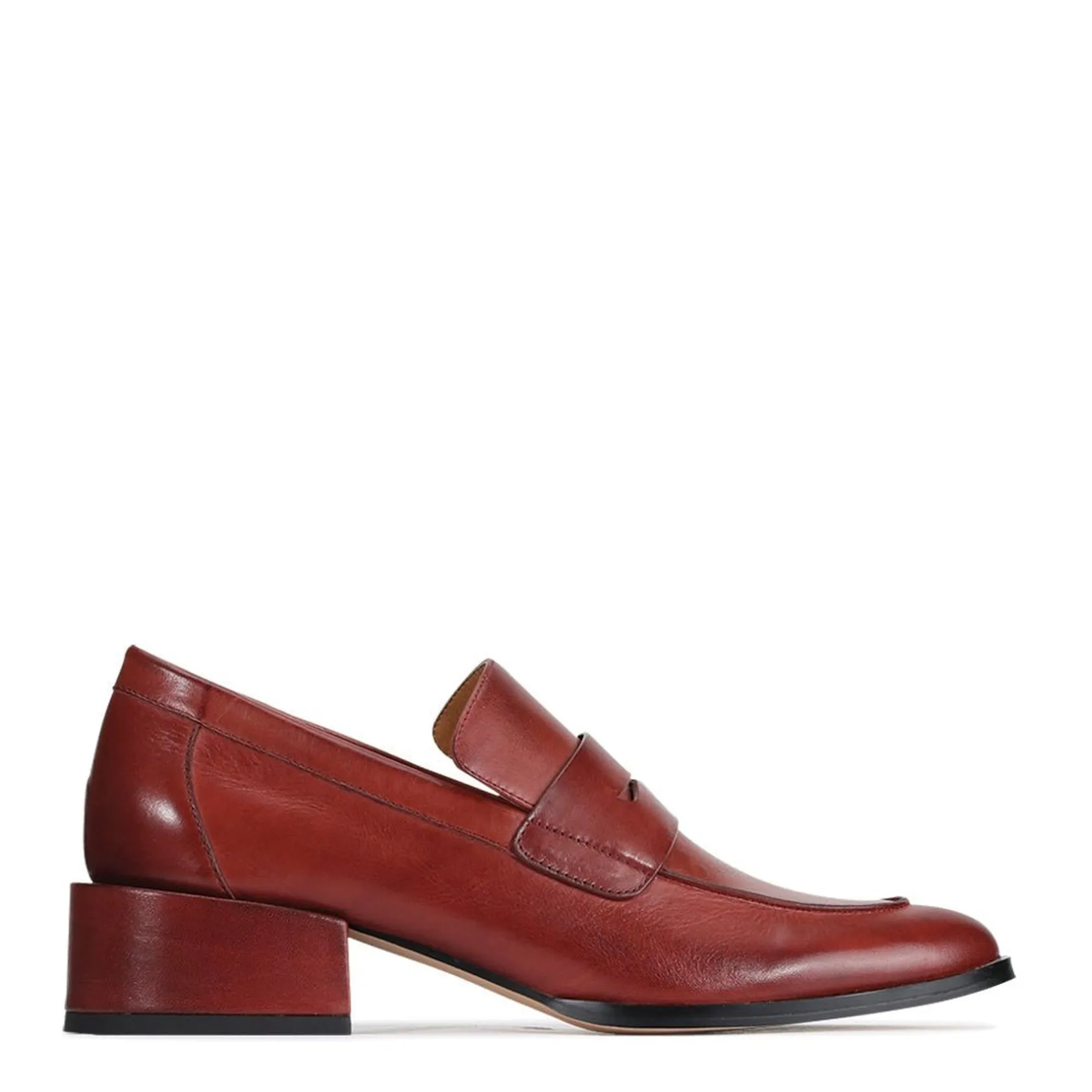 EOS Footwear Loafer Heels>CASS LOW HEELED LOAFERS