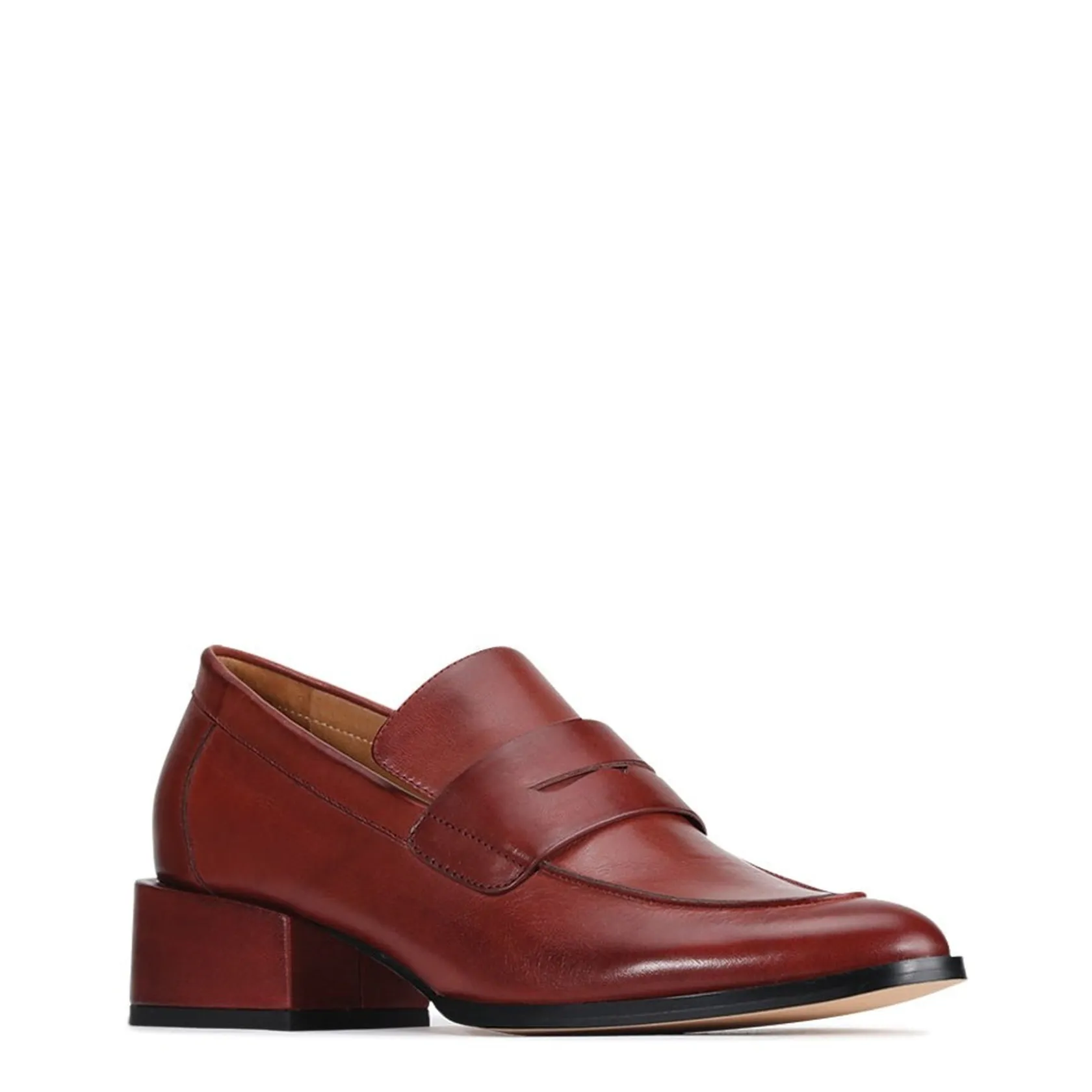 EOS Footwear Loafer Heels>CASS LOW HEELED LOAFERS