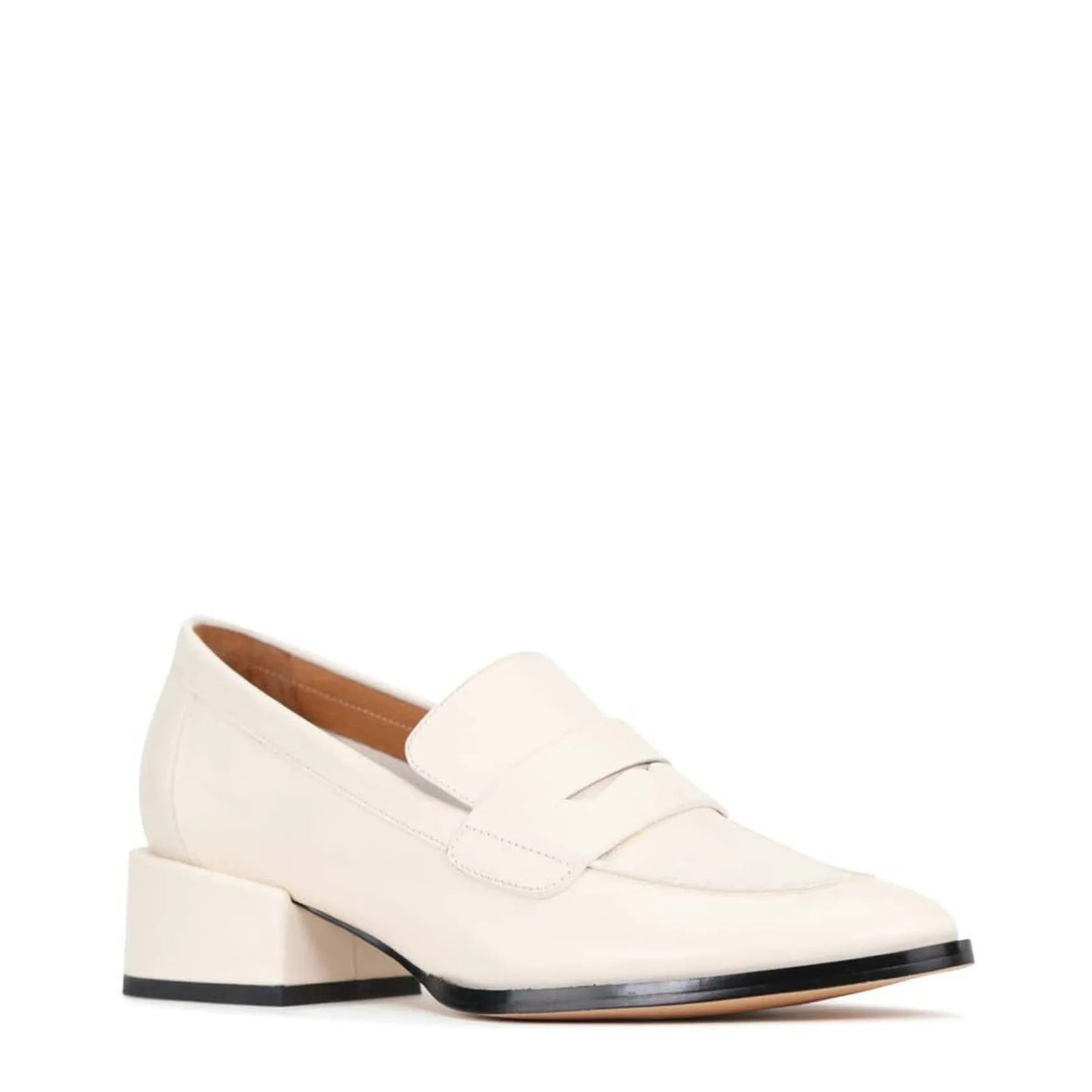 EOS Footwear Loafer Heels>CASS LOW HEELED LOAFERS