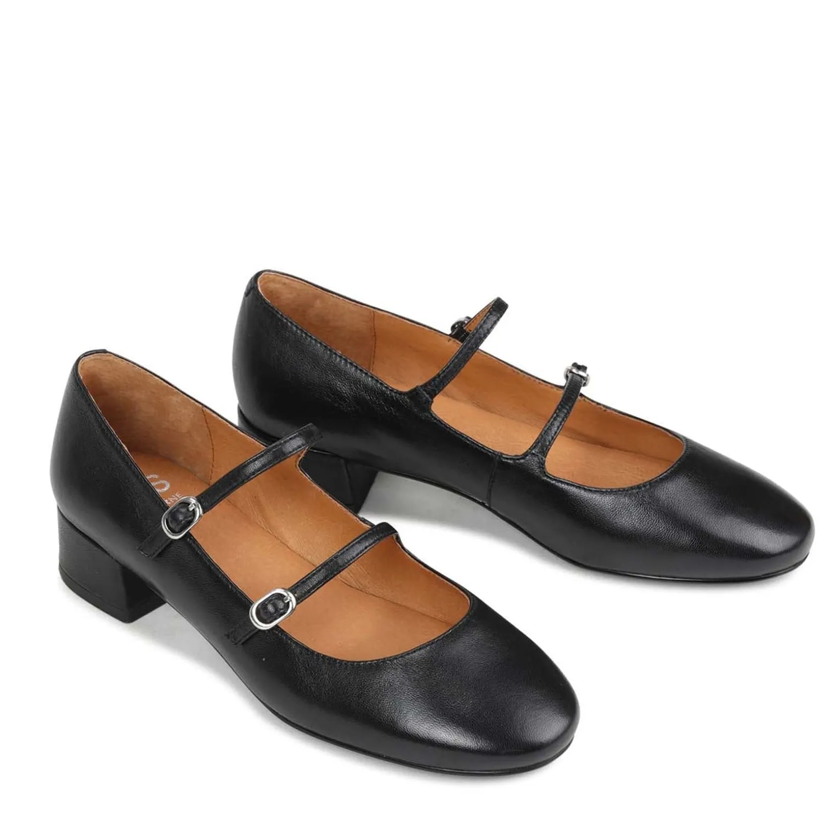 EOS Footwear Block Heels>CESSIE LEATHER MARY JANE HEELS