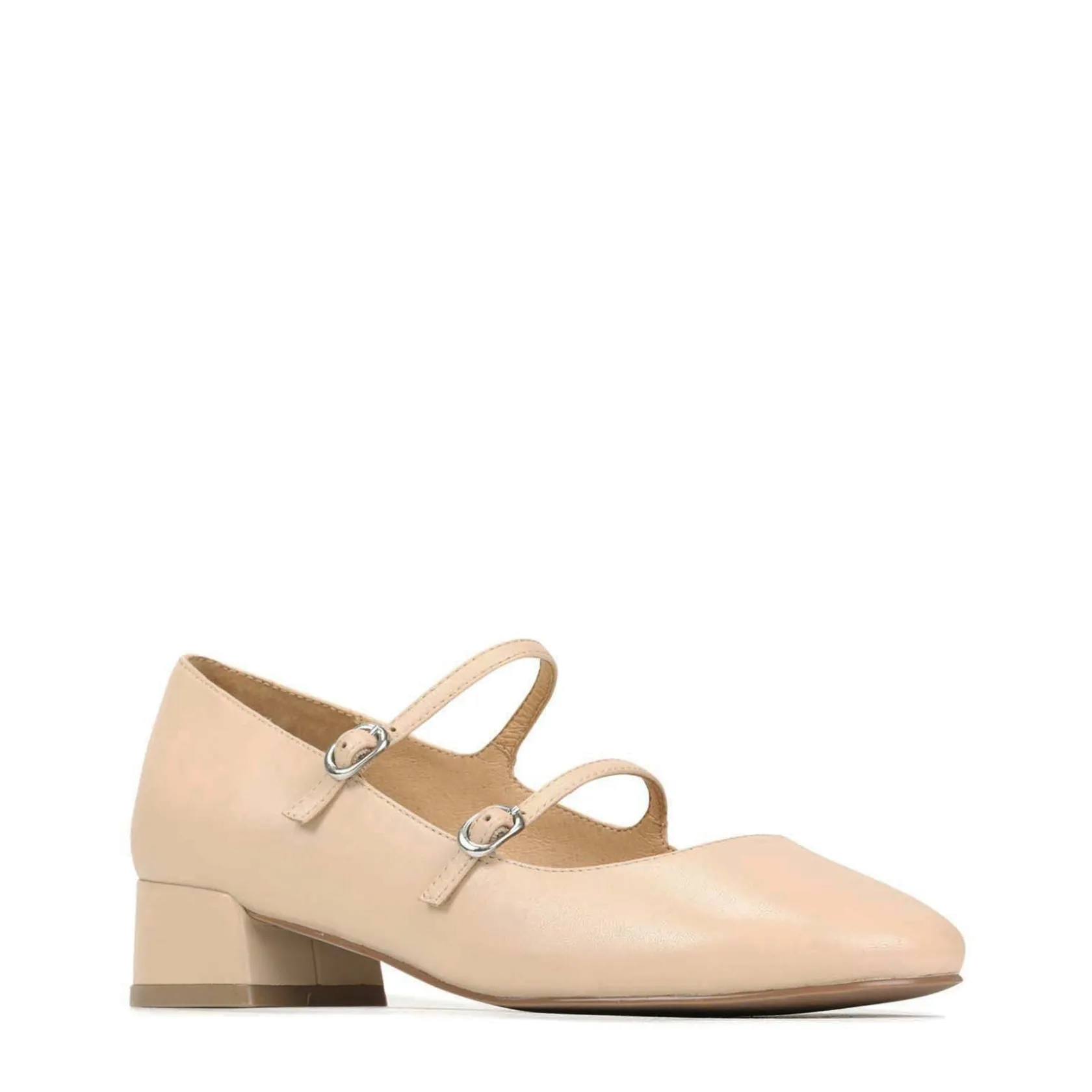 EOS Footwear Block Heels>CESSIE LEATHER MARY JANE HEELS