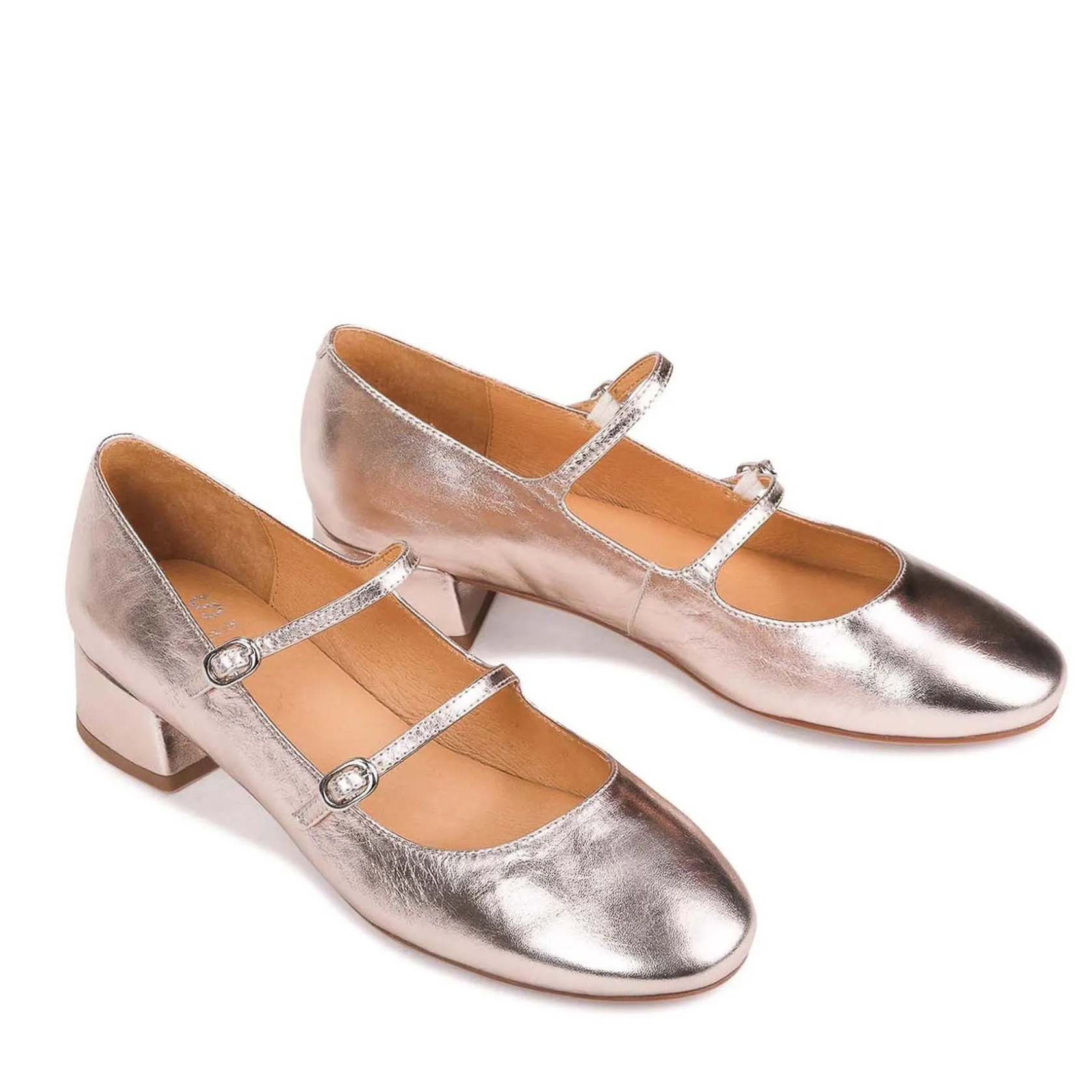EOS Footwear Block Heels>CESSIE LEATHER MARY JANE HEELS