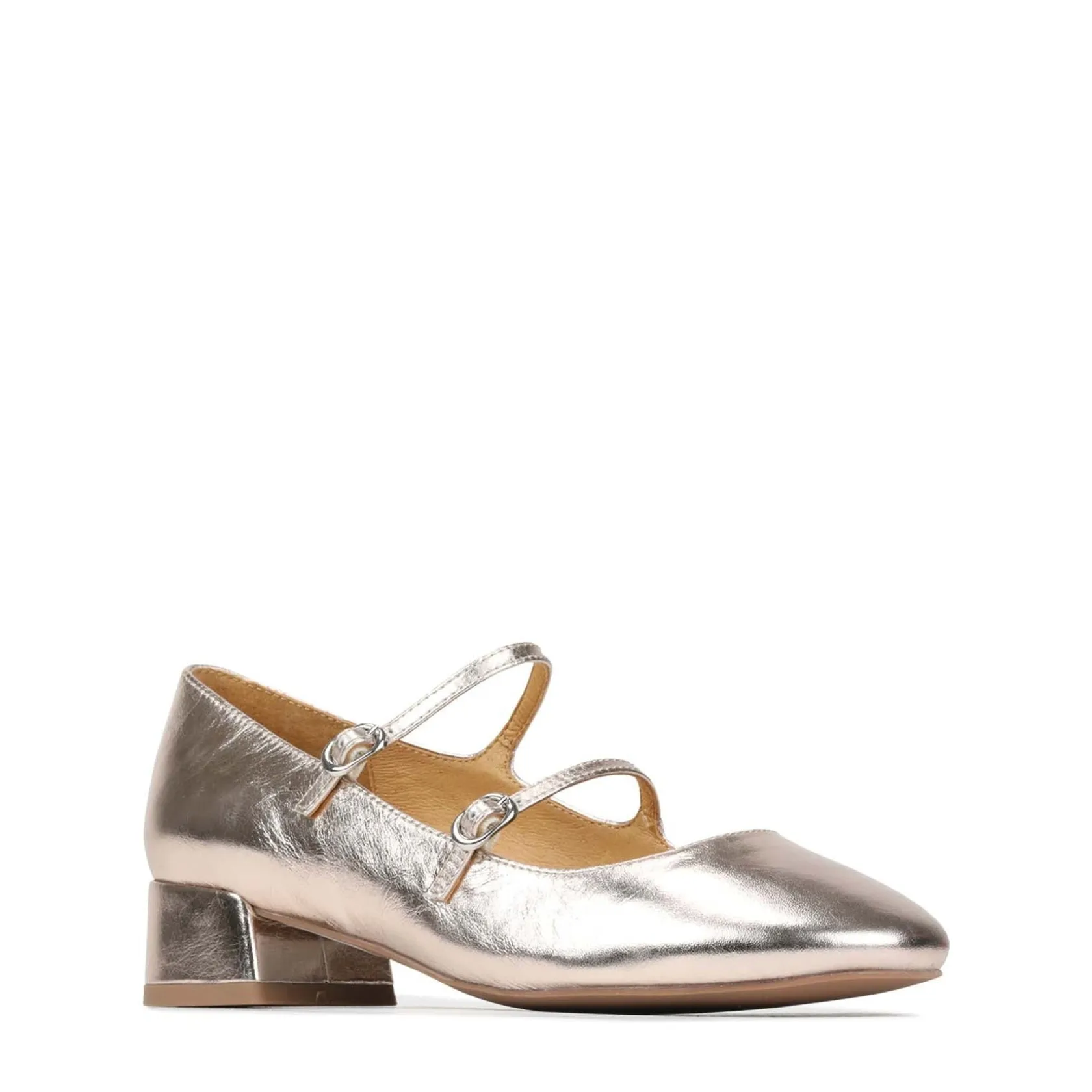 EOS Footwear Block Heels>CESSIE LEATHER MARY JANE HEELS