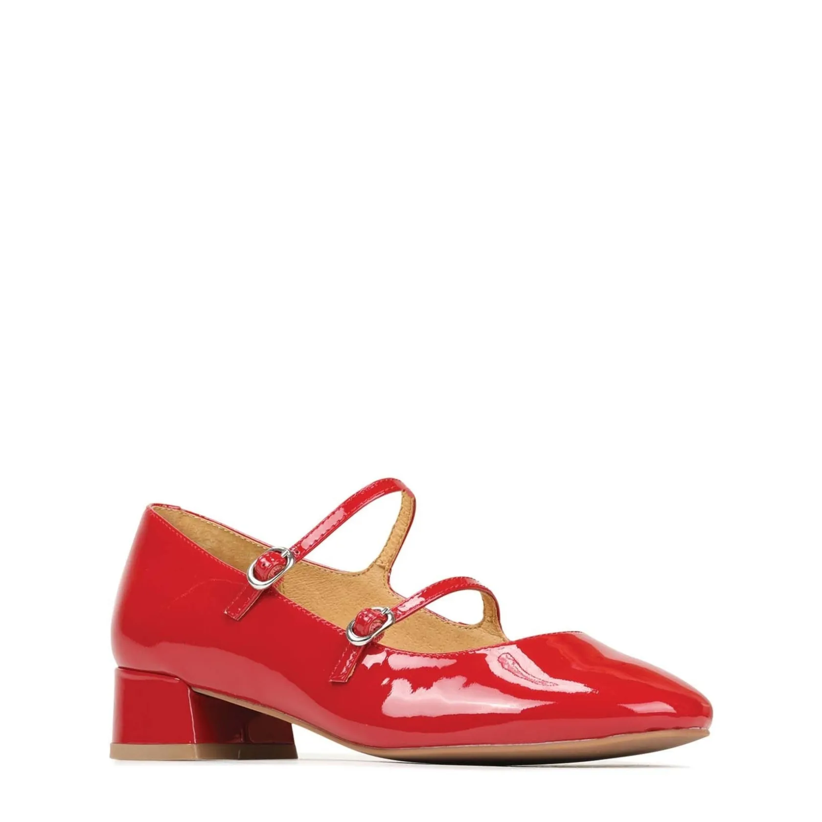 EOS Footwear Block Heels>CESSIE LEATHER MARY JANE HEELS