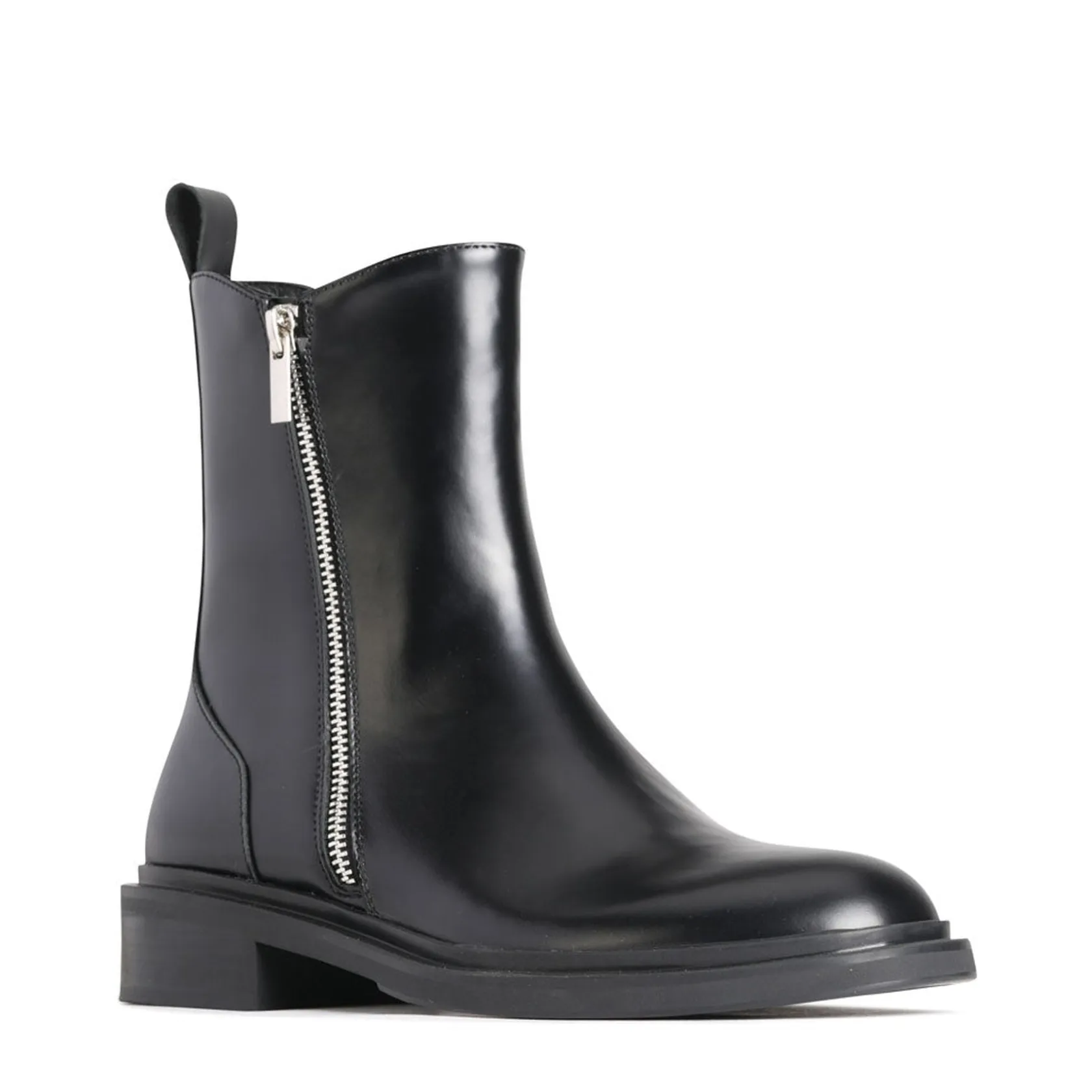EOS Footwear Ankle Boots>COLLETE ANKLE ZIP BOOTS LEATHER Black-box