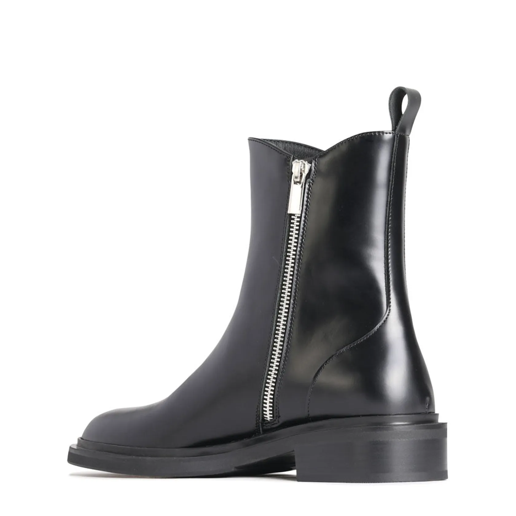 EOS Footwear Ankle Boots>COLLETE ANKLE ZIP BOOTS LEATHER Black-box