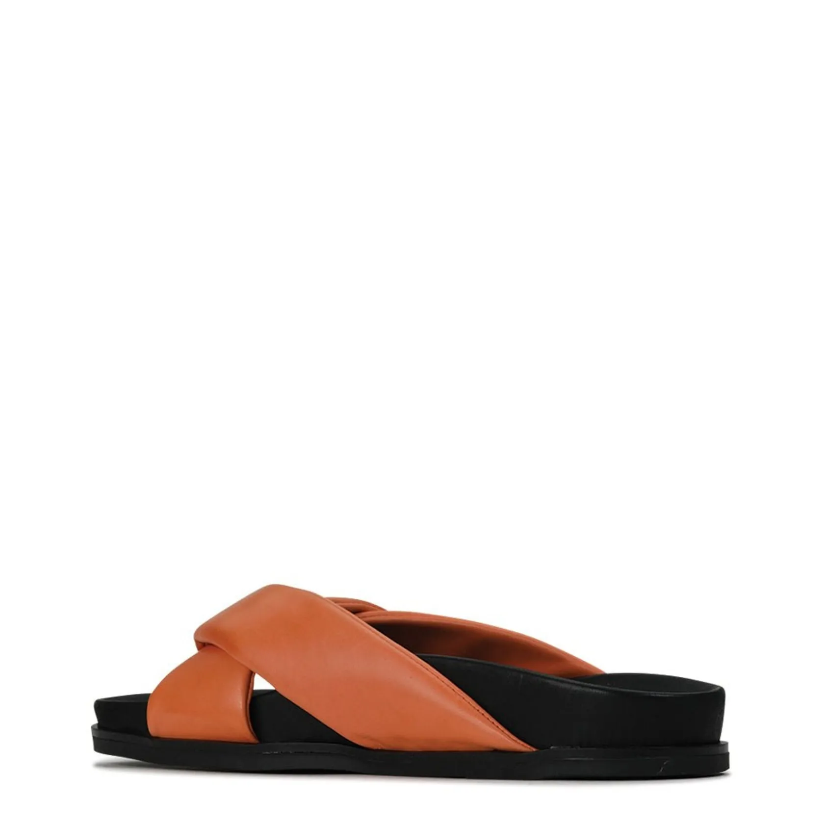 EOS Footwear Ballet Flats & Loafer|Slides>CROSS LEATHER SLIDE SANDALS