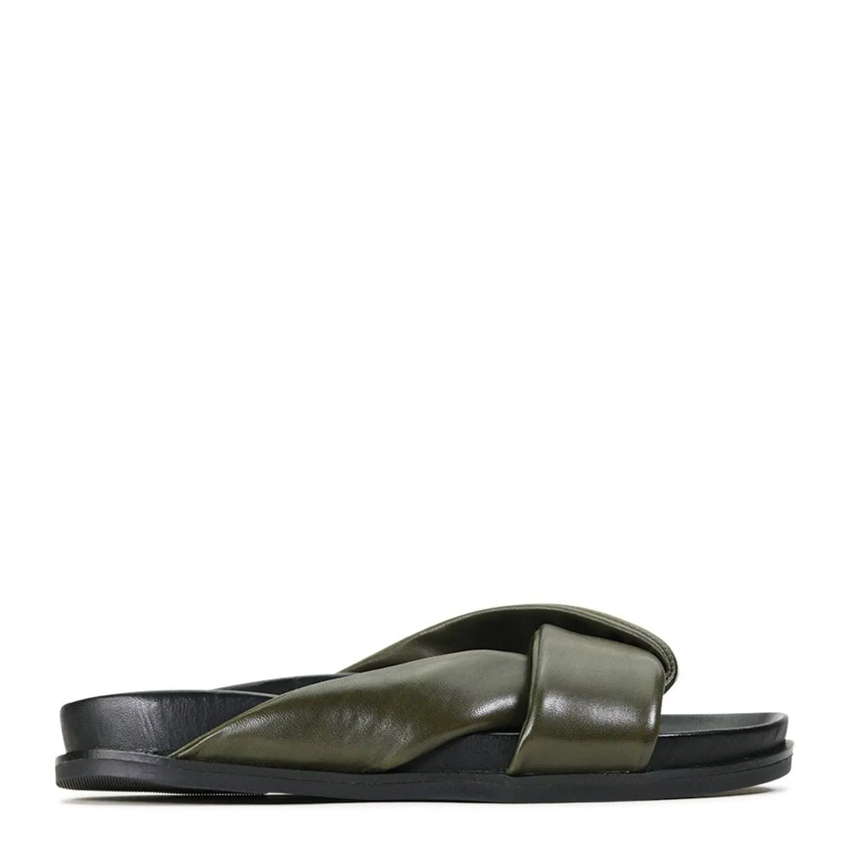 EOS Footwear Ballet Flats & Loafer|Slides>CROSS LEATHER SLIDE SANDALS