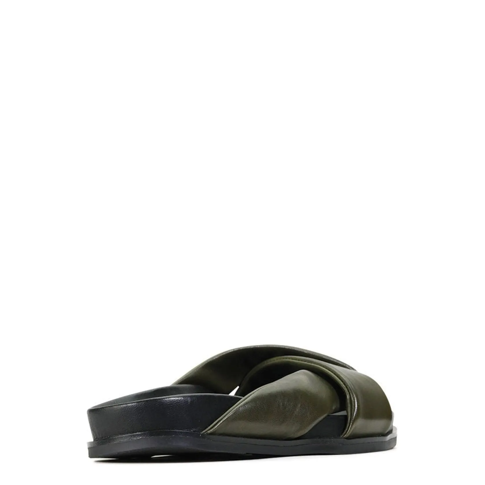 EOS Footwear Ballet Flats & Loafer|Slides>CROSS LEATHER SLIDE SANDALS