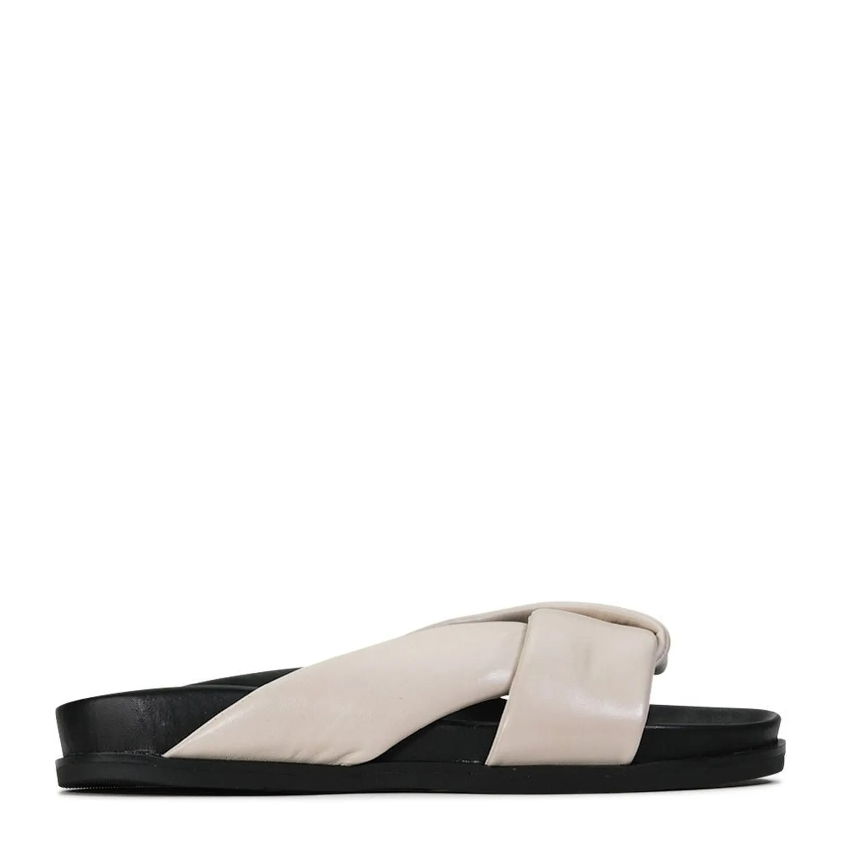 EOS Footwear Ballet Flats & Loafer|Slides>CROSS LEATHER SLIDE SANDALS