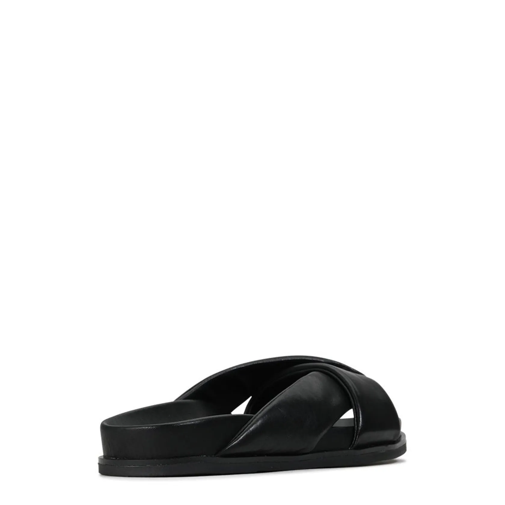 EOS Footwear Ballet Flats & Loafer|Slides>CROSS LEATHER SLIDE SANDALS