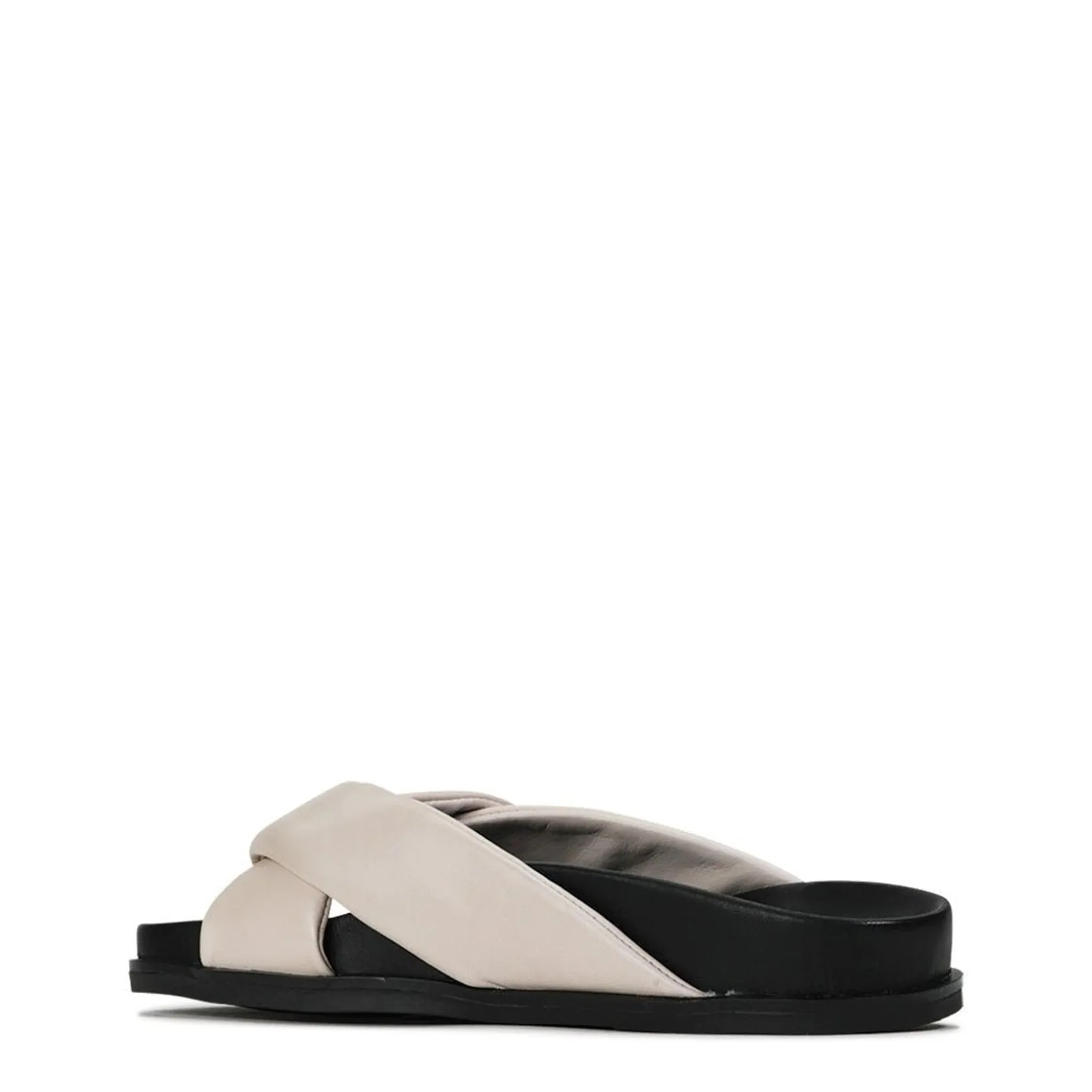 EOS Footwear Ballet Flats & Loafer|Slides>CROSS LEATHER SLIDE SANDALS