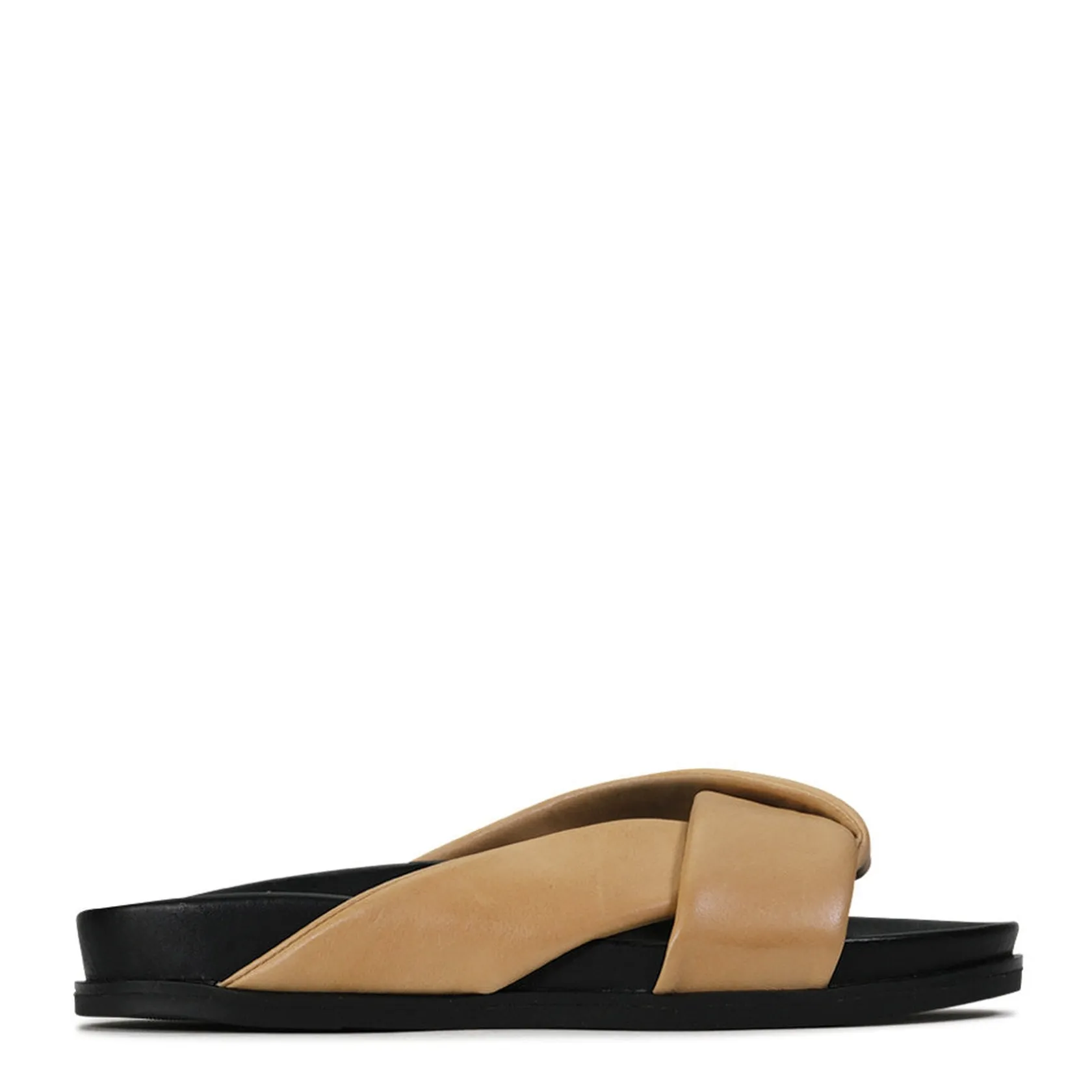 EOS Footwear Ballet Flats & Loafer|Slides>CROSS LEATHER SLIDE SANDALS