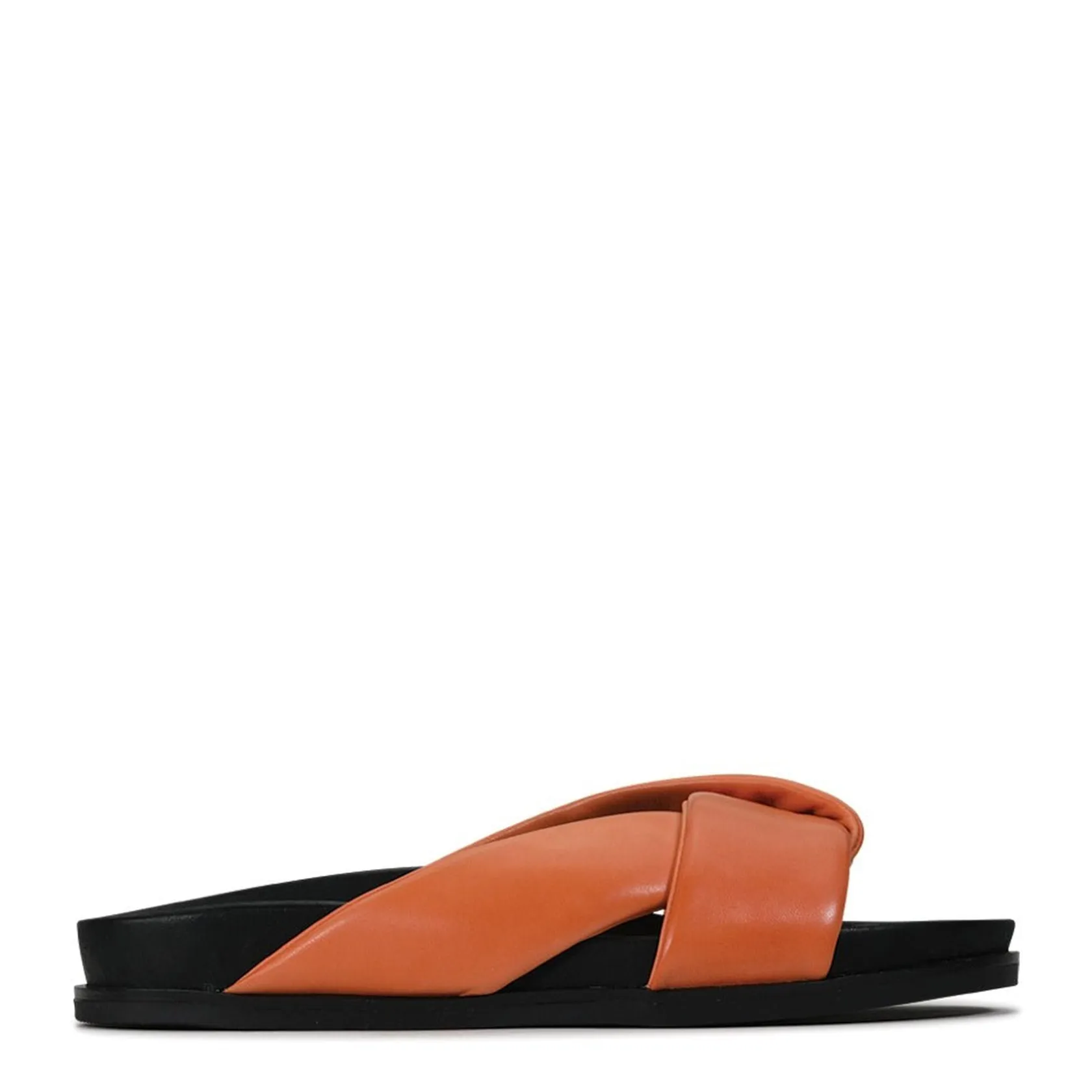 EOS Footwear Ballet Flats & Loafer|Slides>CROSS LEATHER SLIDE SANDALS