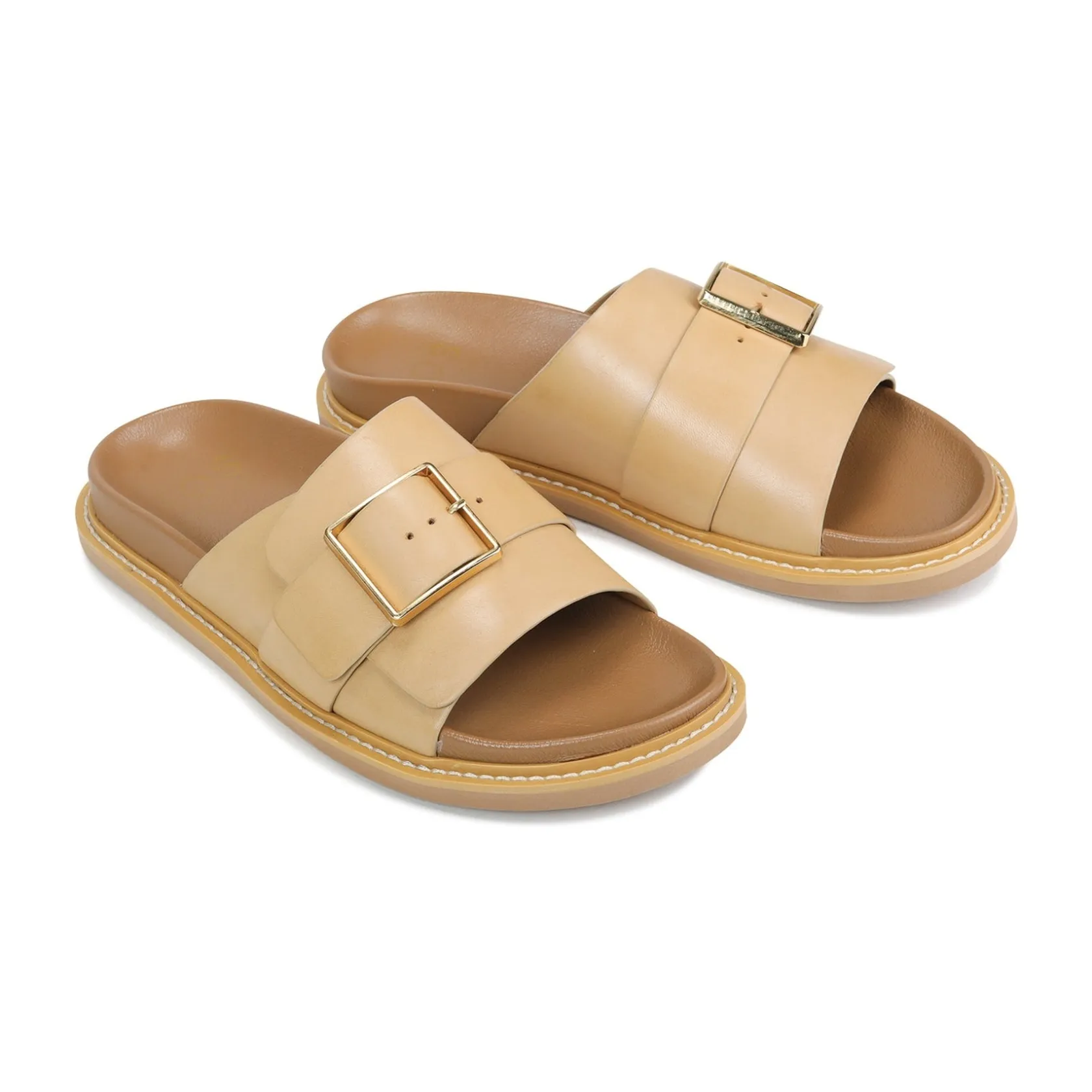 EOS Footwear Ballet Flats & Loafer|Slides>DEDE SLIDE LEATHER SANDALS