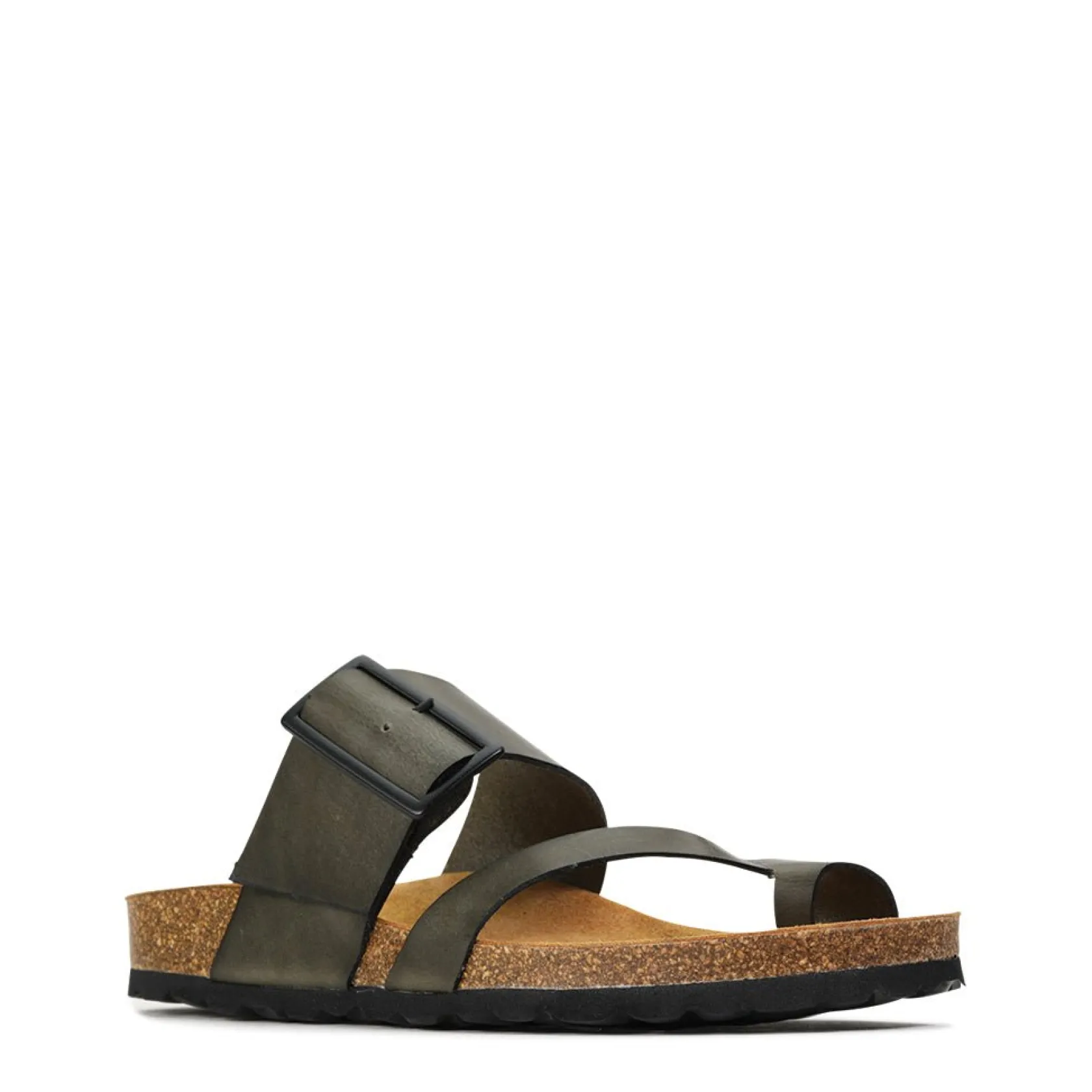 EOS Footwear Ballet Flats & Loafer|Slides>EDGY LEATHER SLIDE SANDAL
