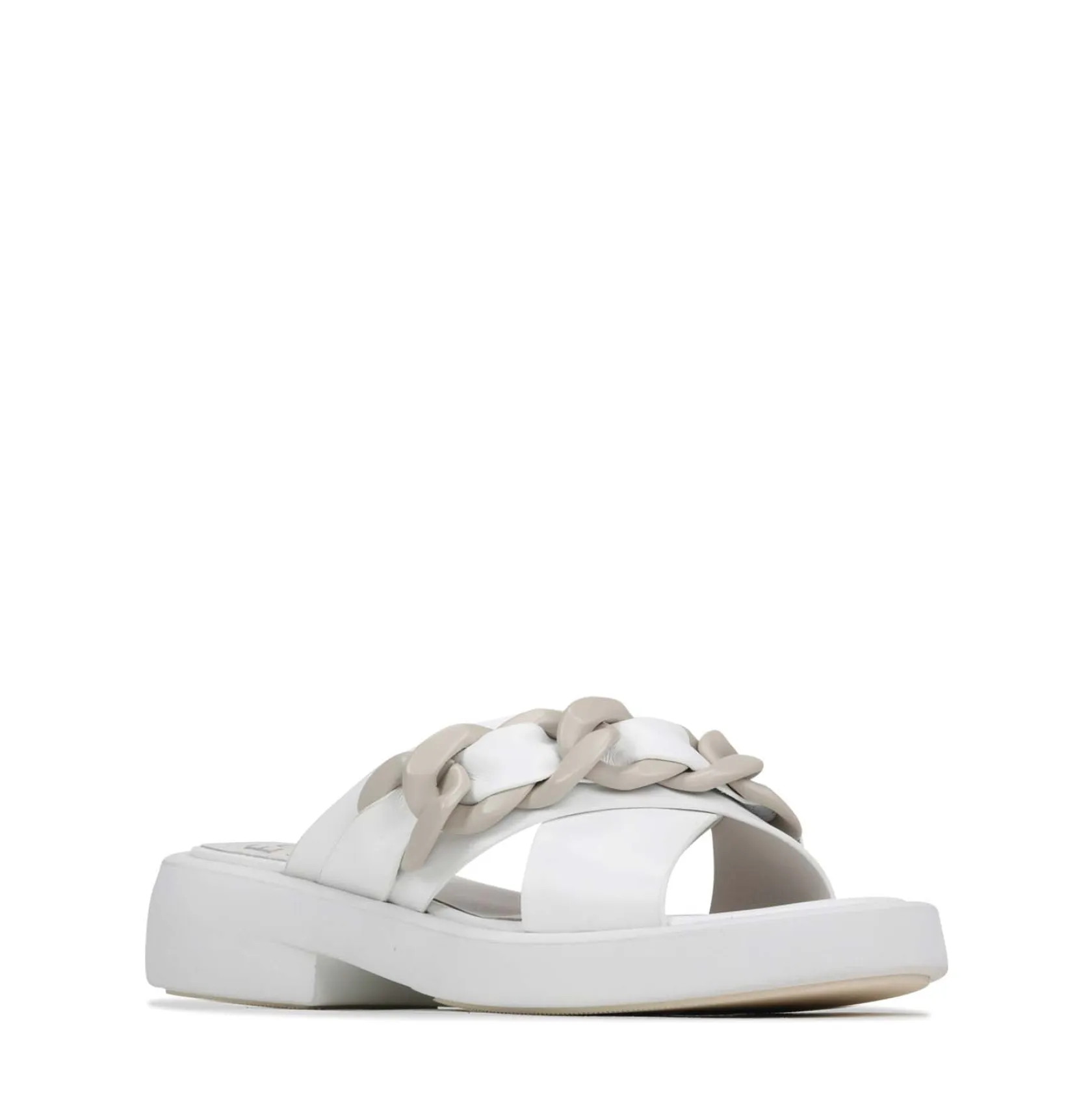 EOS Footwear Ballet Flats & Loafer|Slides>ELEASE LEATHER SLIDE HEEL SANDALS