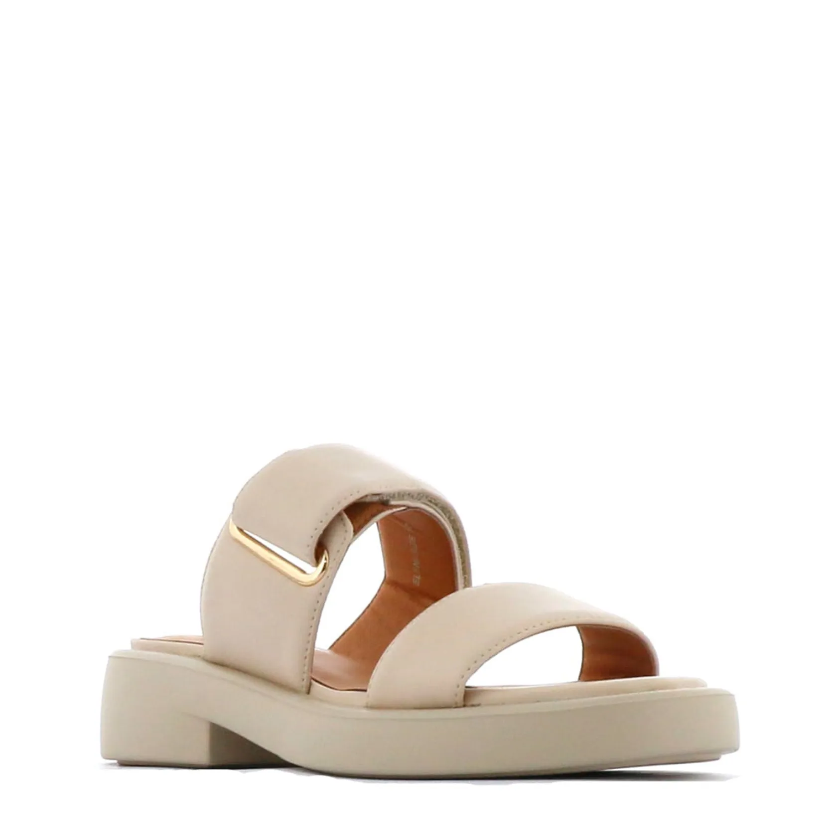 EOS Footwear Ballet Flats & Loafer|Slides>ELENI LEATHER HEEL SLIDE SANDALS