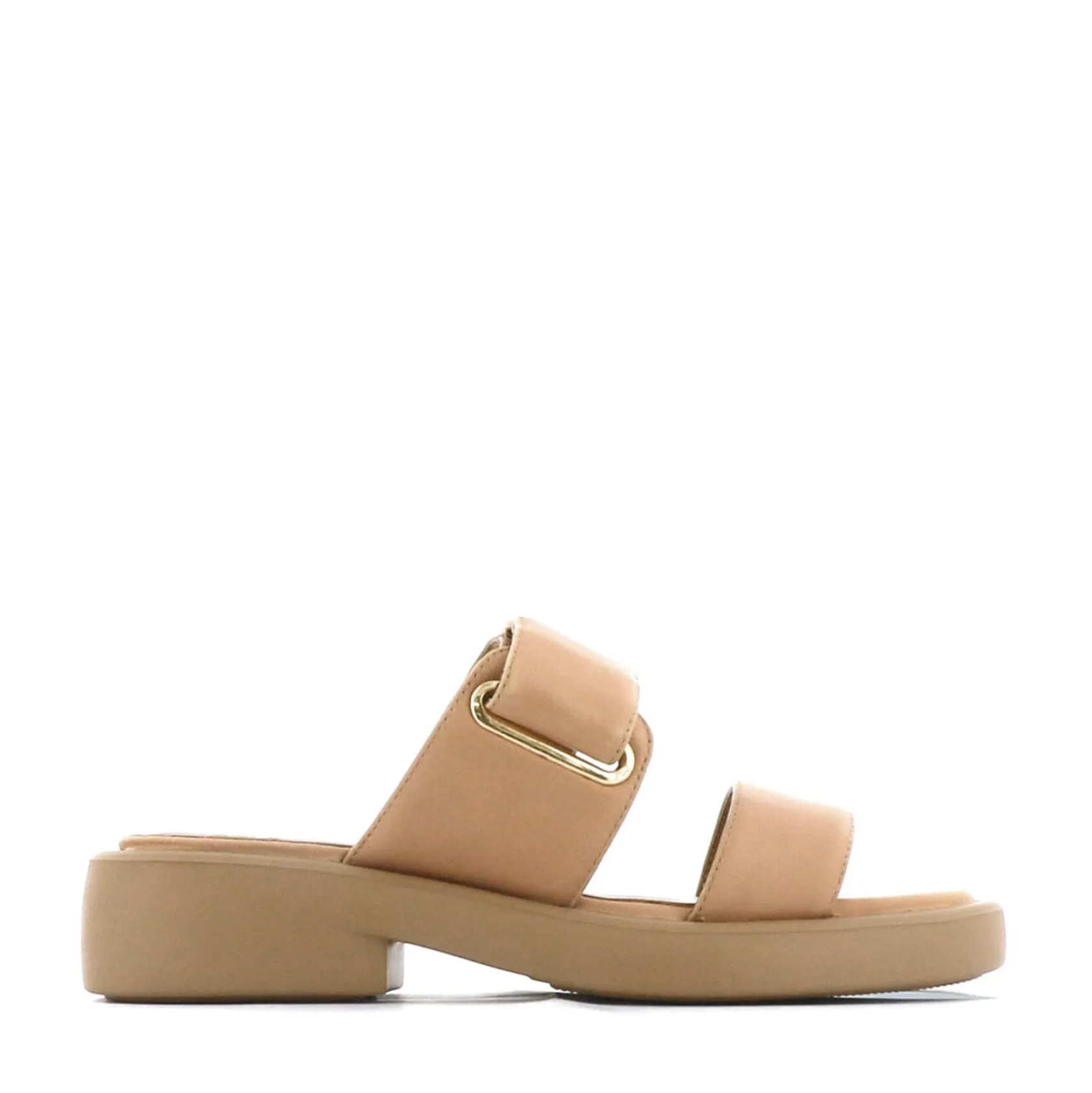 EOS Footwear Ballet Flats & Loafer|Slides>ELENI LEATHER HEEL SLIDE SANDALS