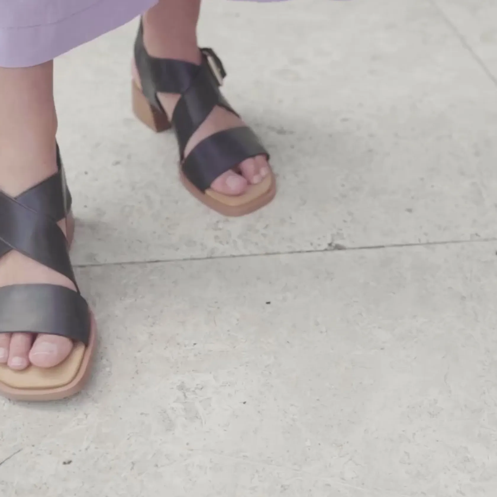 EOS Footwear Heeled Sandals|Sandal Heels>ELLI ANKLE STRAP SANDALS LEATHER