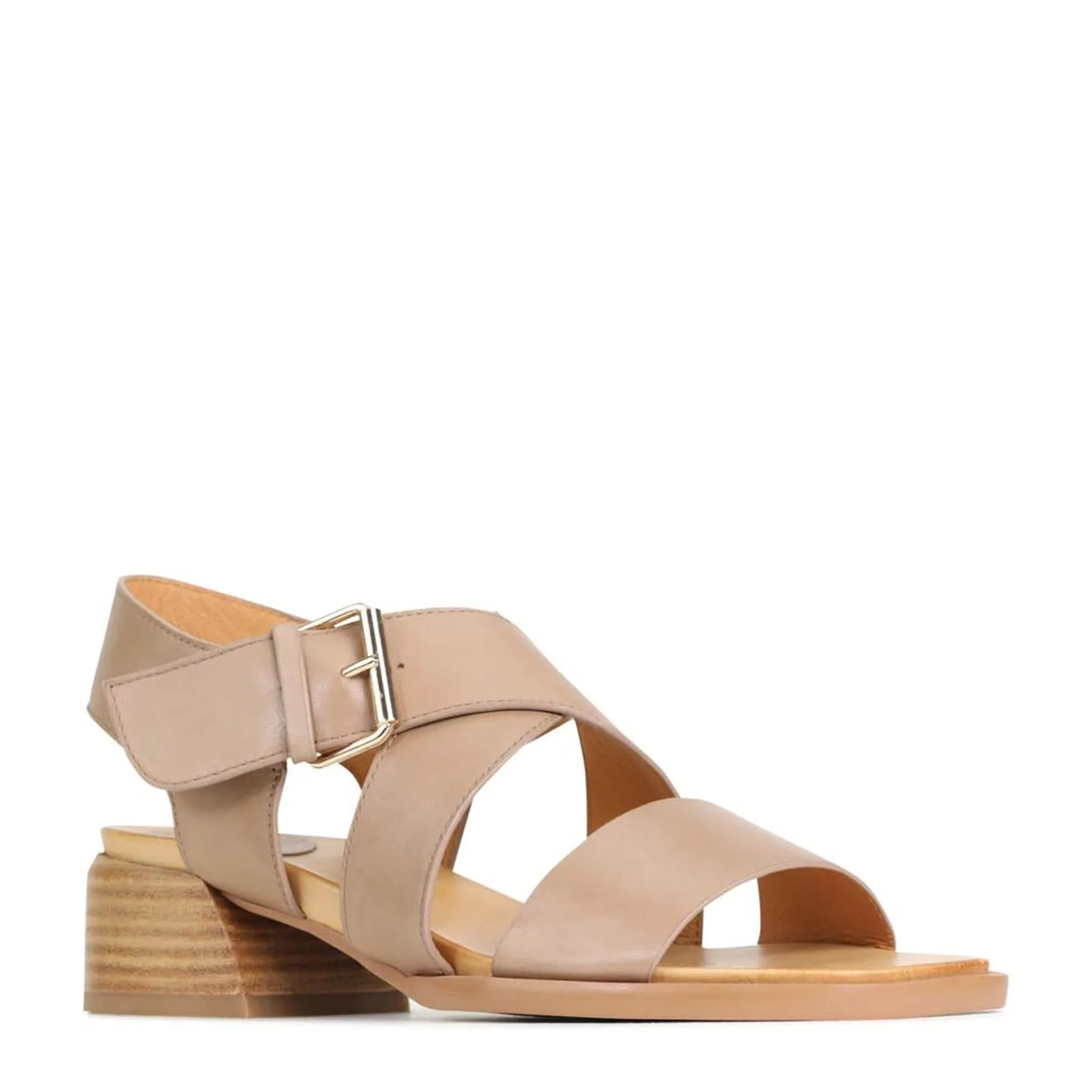 EOS Footwear Heeled Sandals|Sandal Heels>ELLI ANKLE STRAP SANDALS LEATHER