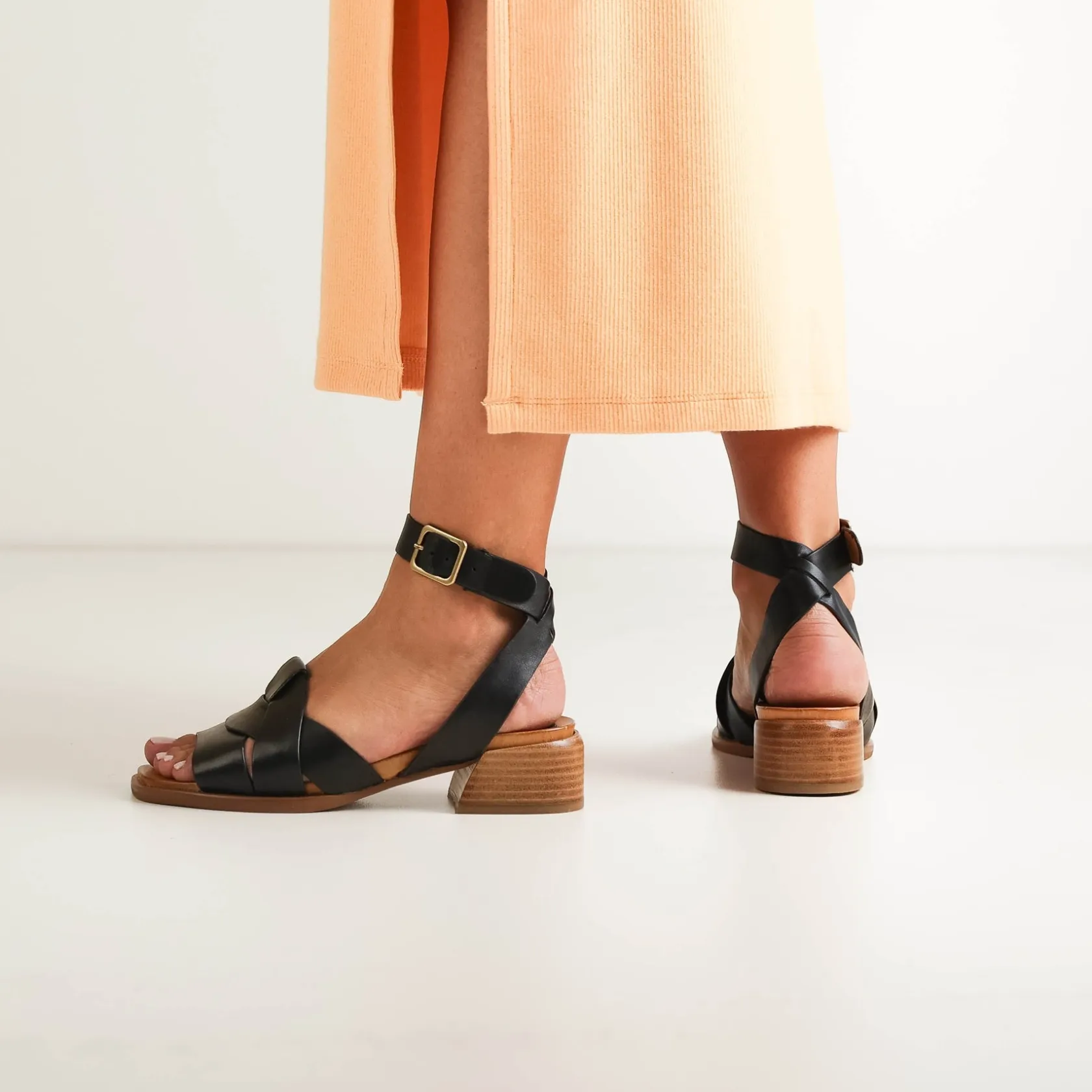 EOS Footwear Heeled Sandals|Sandal Heels>ELSA HEEL SANDALS LEATHER