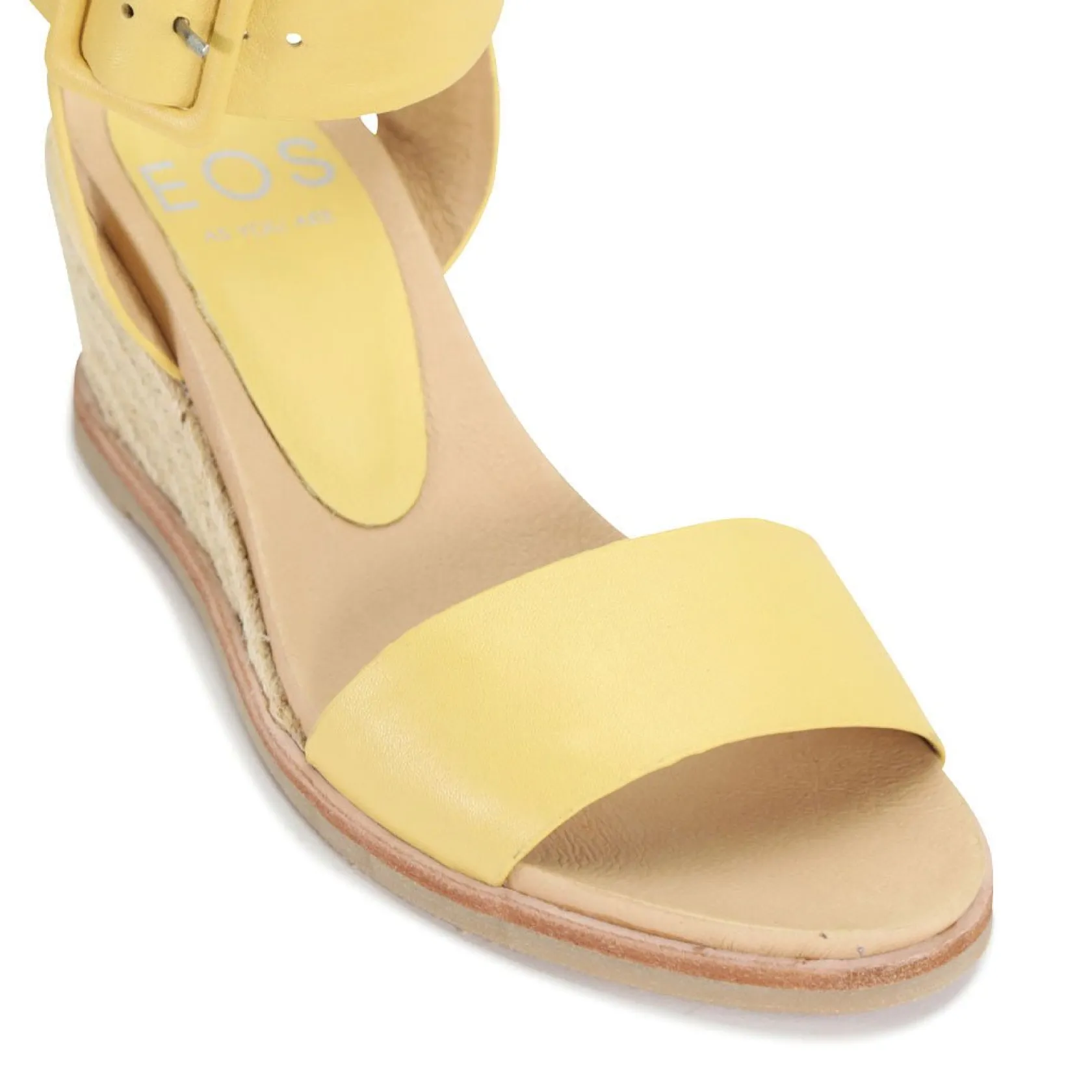 EOS Footwear Wedges & Espadrilles>EMPATHIC LEATHER ESPADRILLE SANDAL