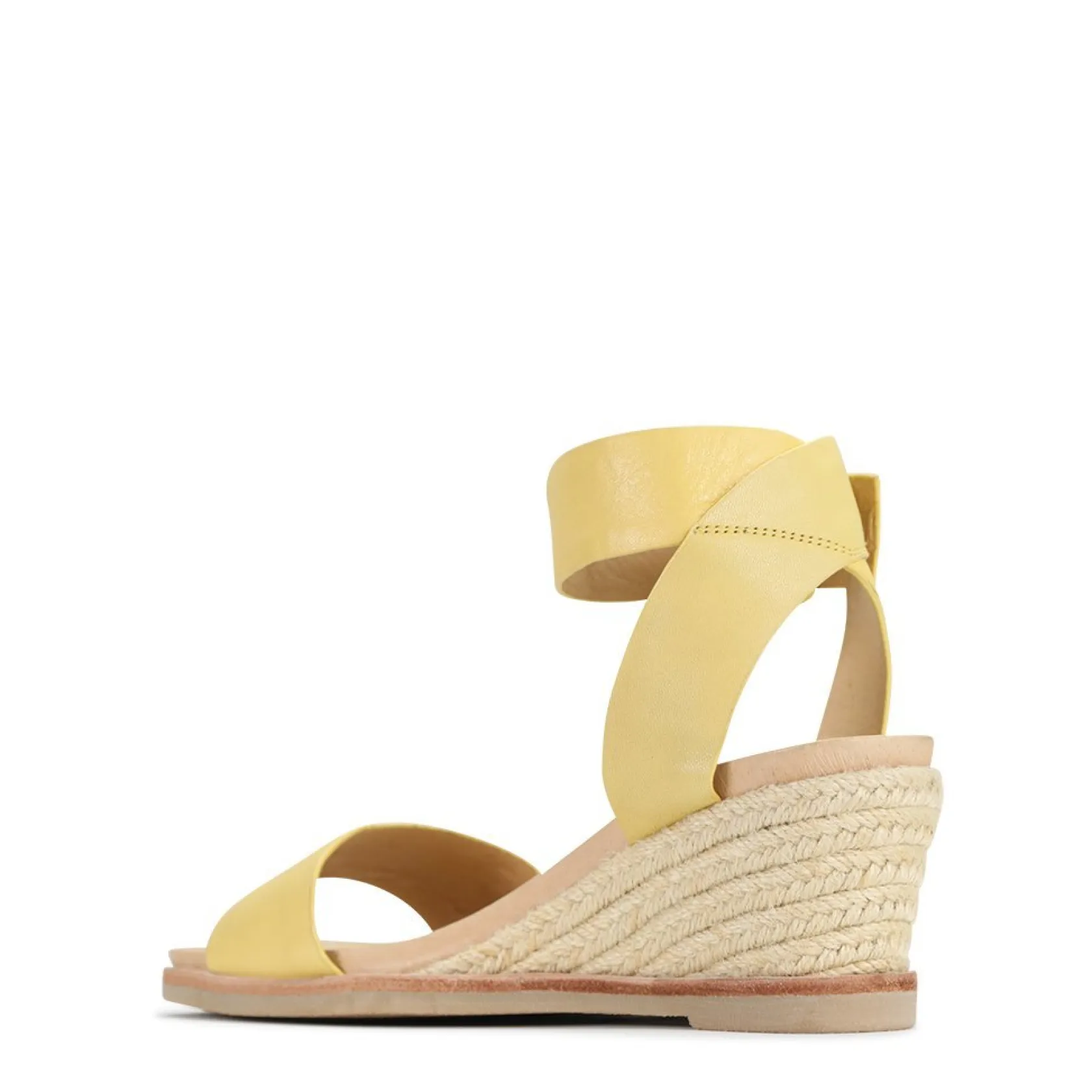 EOS Footwear Wedges & Espadrilles>EMPATHIC LEATHER ESPADRILLE SANDAL