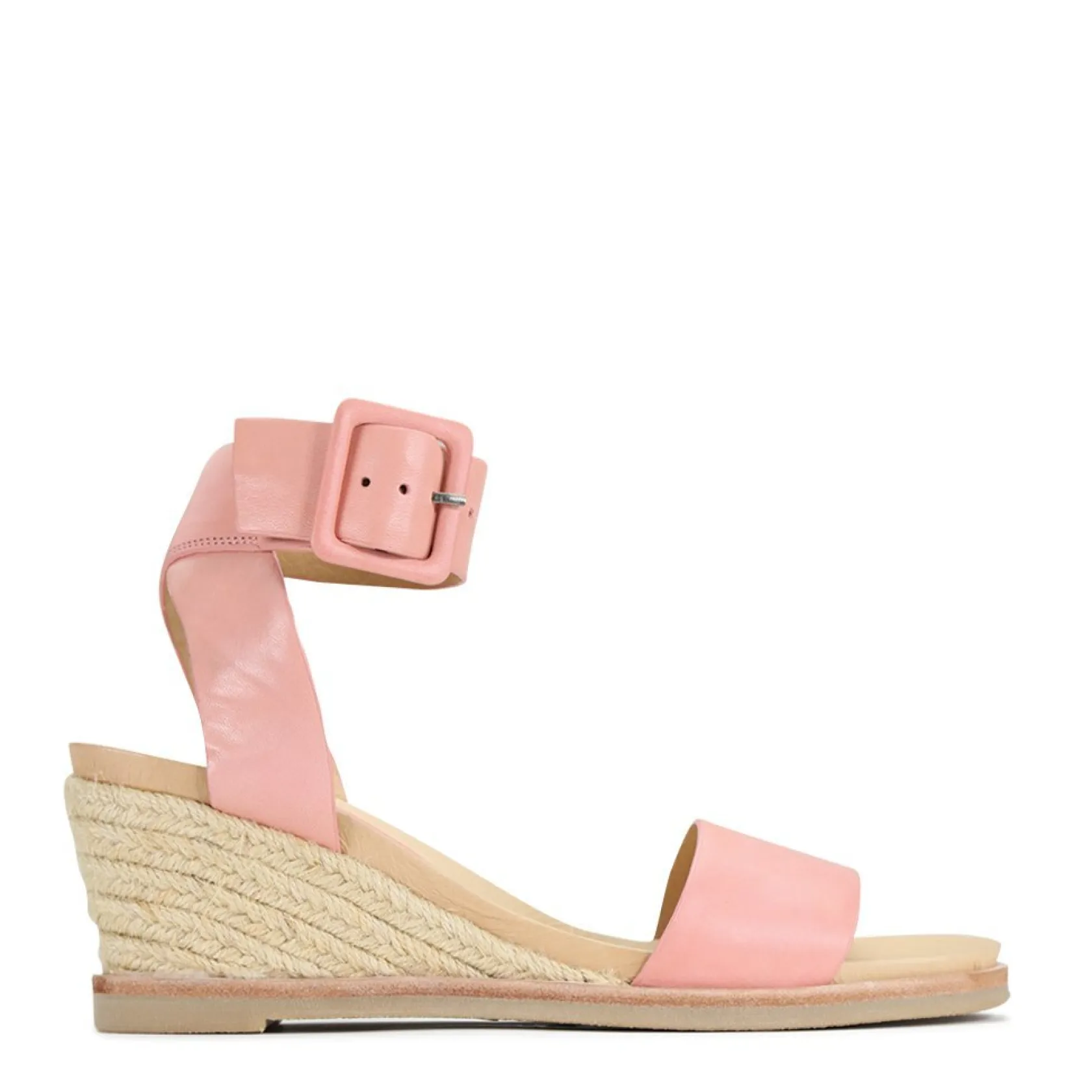 EOS Footwear Wedges & Espadrilles>EMPATHIC LEATHER ESPADRILLE SANDAL