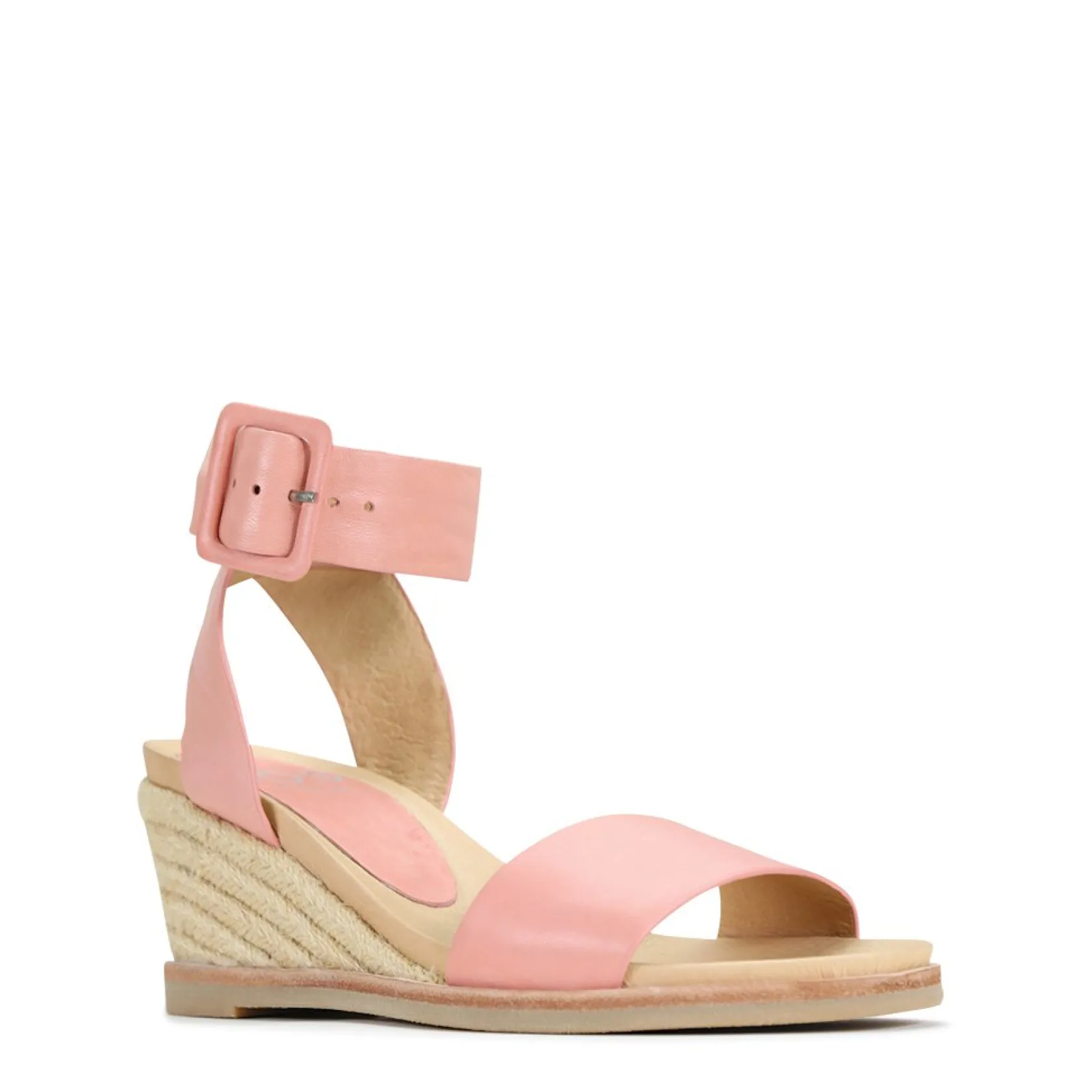 EOS Footwear Wedges & Espadrilles>EMPATHIC LEATHER ESPADRILLE SANDAL