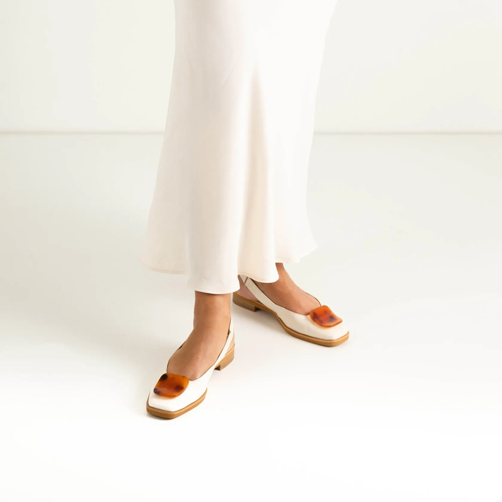 EOS Footwear Ballet Flats & Loafer>ESSY SLING-BACK FLATS LEATHER