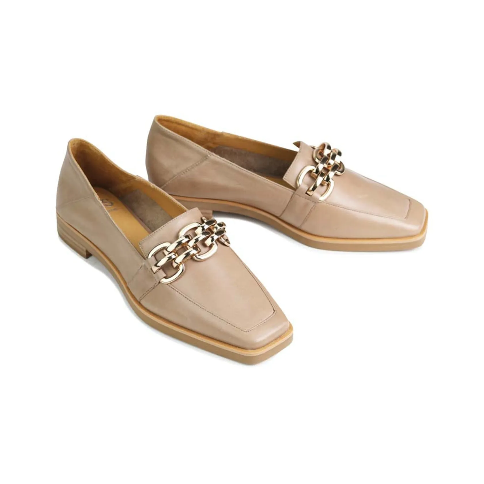 EOS Footwear Ballet Flats & Loafer>ESTELLE LOW HEEL LOAFERS LEATHER