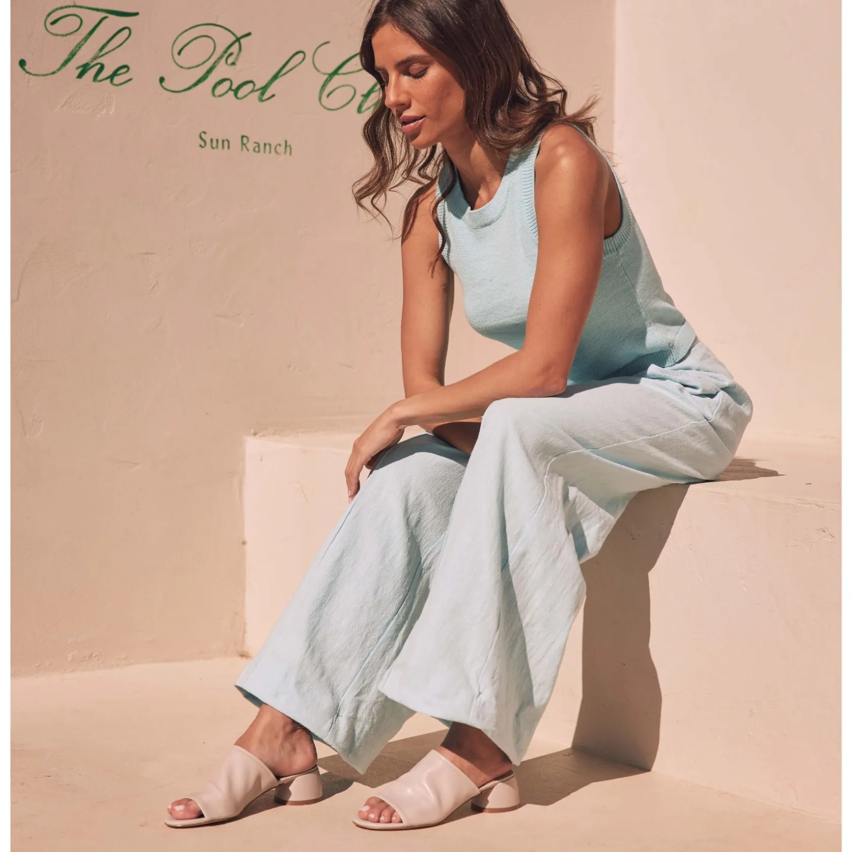EOS Footwear Block Heels|Heeled Sandals>FIO LEATHER BLOCK HEEL SANDALS