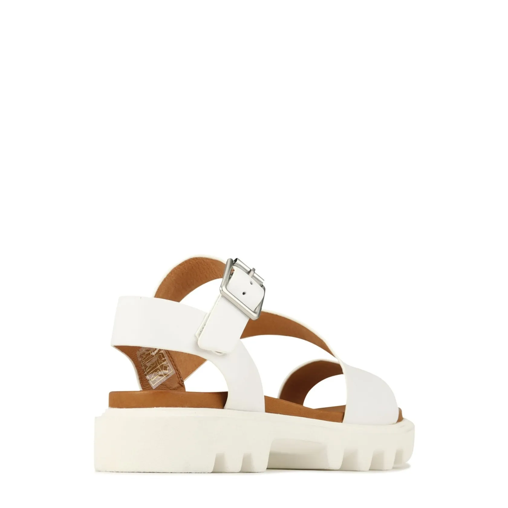 EOS Footwear Heeled Sandals|Sandal Heels>FLIGHER PLATFORM SANDALS LEATHER White