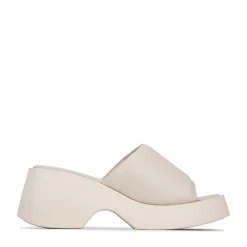 EOS Footwear Heeled Sandals|Sandal Heels>FLORIA LEATHER CHUNKY WEDGE SANDALS