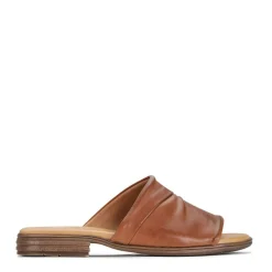 EOS Footwear Heeled Sandals|Sandal Heels>ILO LEATHER SLIDE SANDALS
