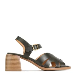 EOS Footwear Block Heels|Heeled Sandals>ISA LOW HEEL SANDALS LEATHER